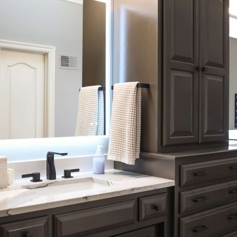 spa like primary bath remodel