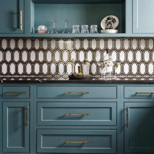 art deco moody glam inspired butlers pantry