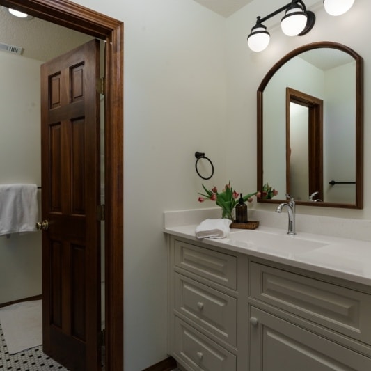 jack and hill bathroom remodel his side