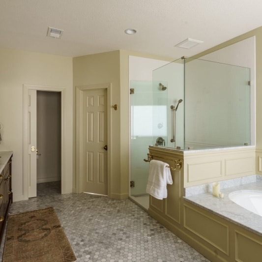 Classic charm primary bath remodel