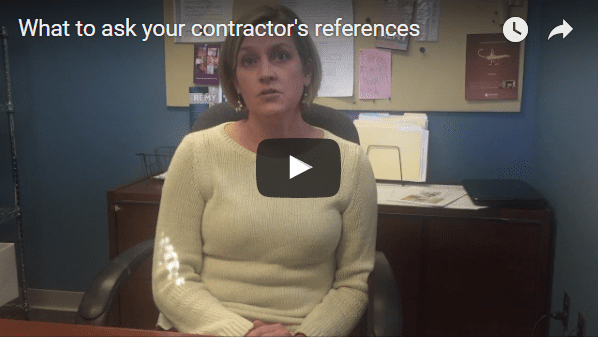 What to Ask Your Contractor's References? [video]