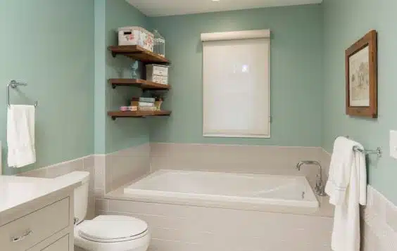  Bathtub Plumbing fixture Bathroom Fixture Interior design Floor Flooring Bathroom cabinet Wood Plumbing