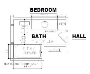 2nd Floor Bath After