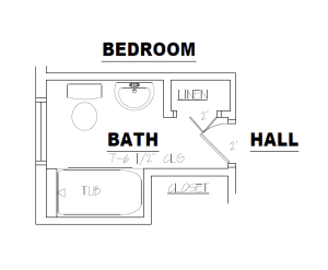 2nd floor bath before