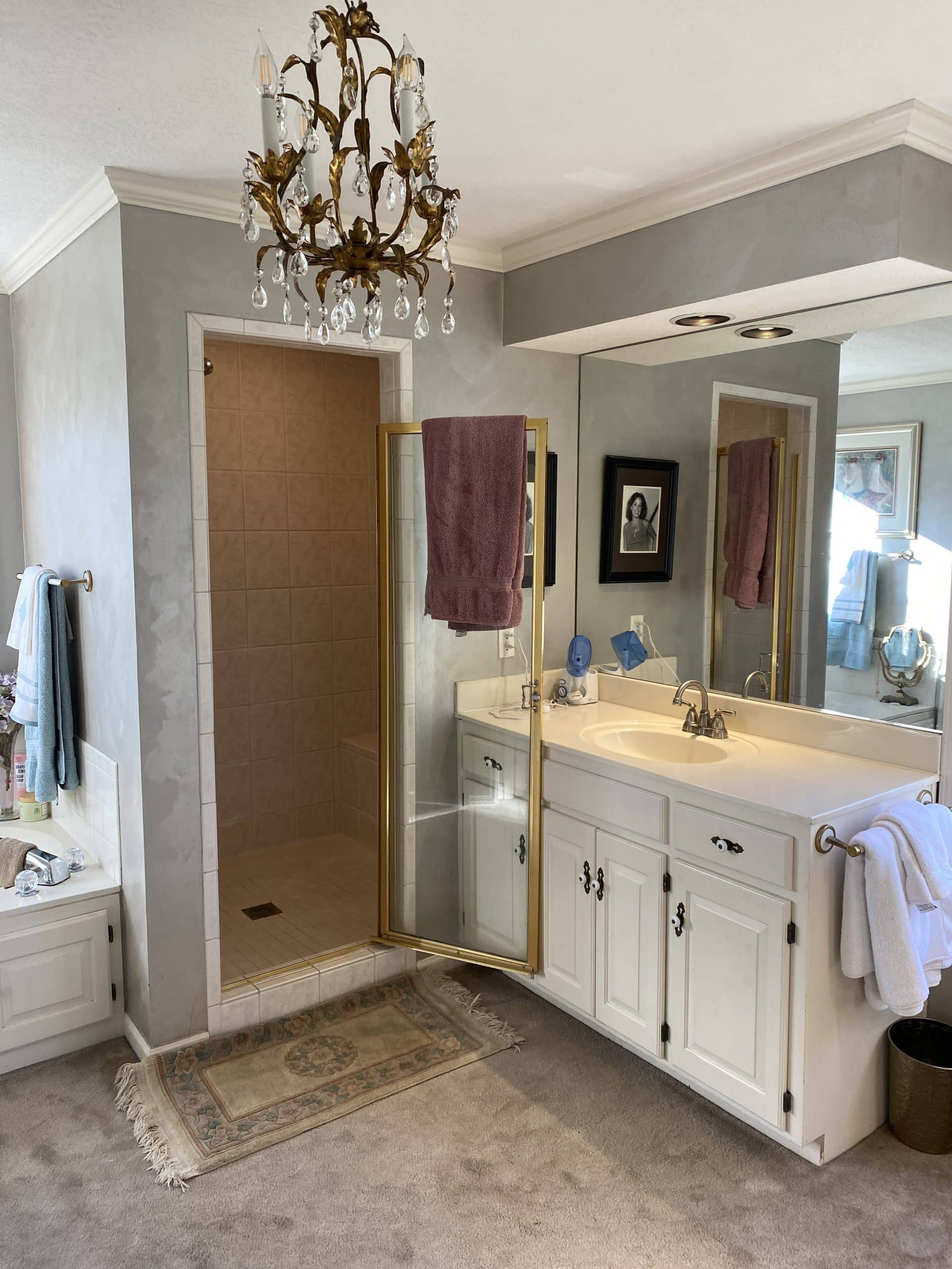 Aging-in-Place Bathroom Remodel Before