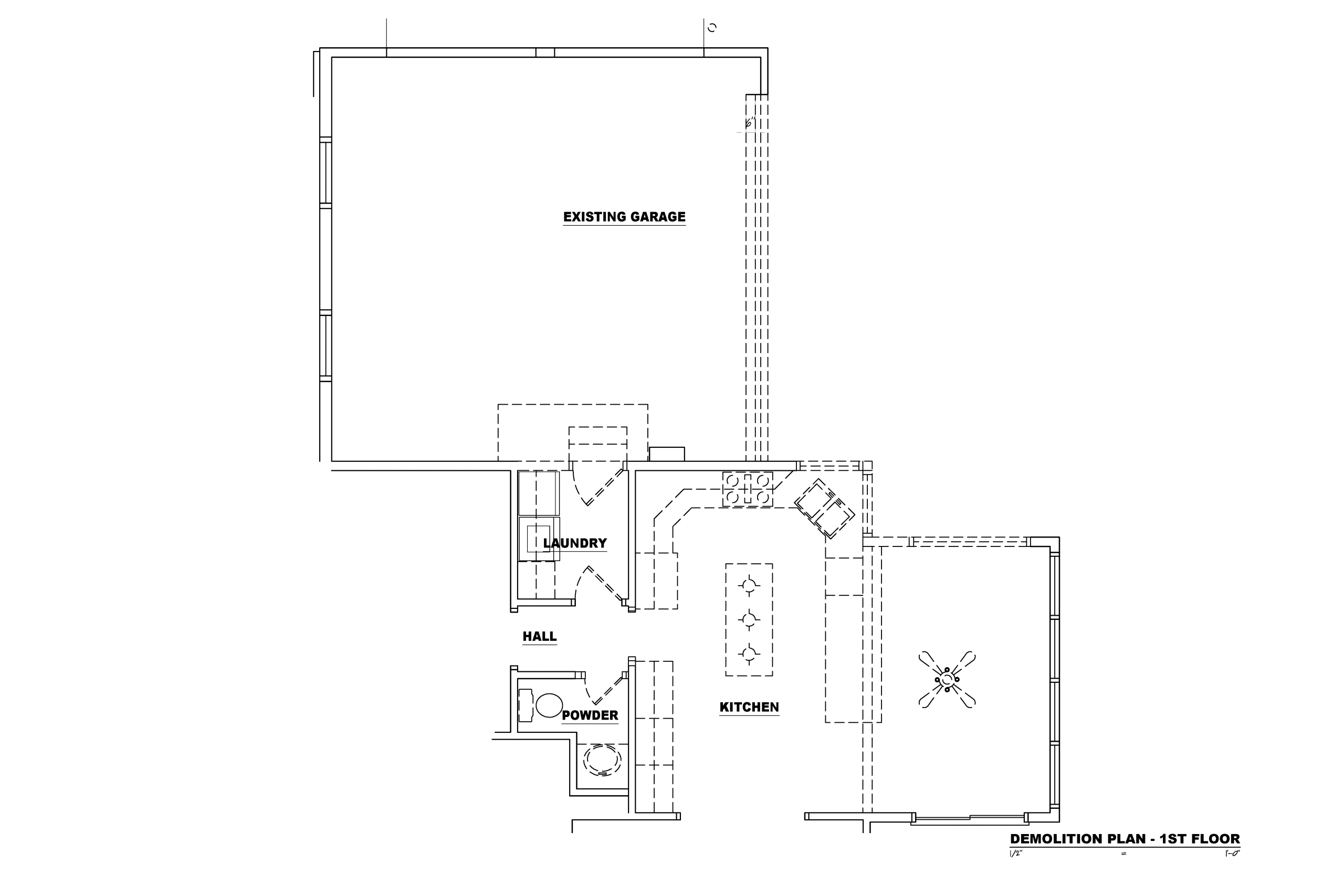 Kitchen Floorplan Before