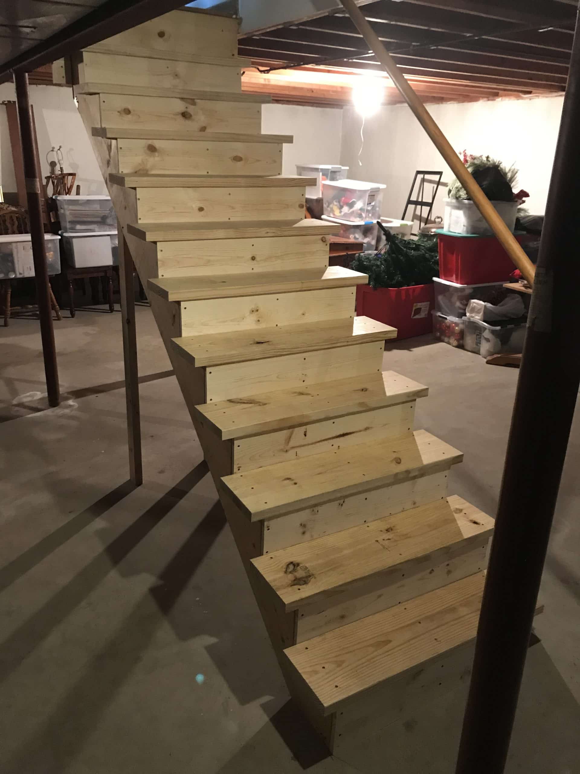 Safer basement steps | Prairie Village