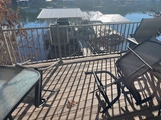 Sunrise Beach deck before