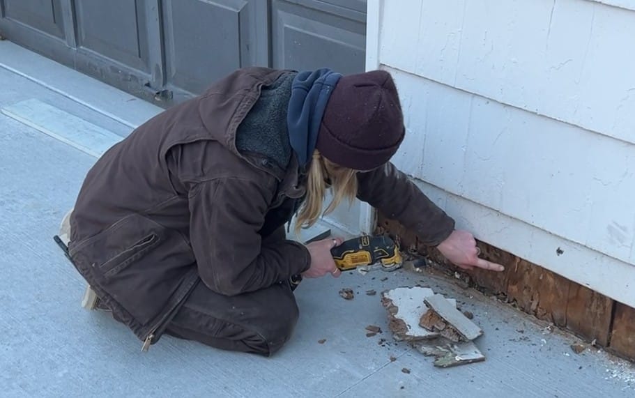 Identifying wood rot 2nd layer of wood rot