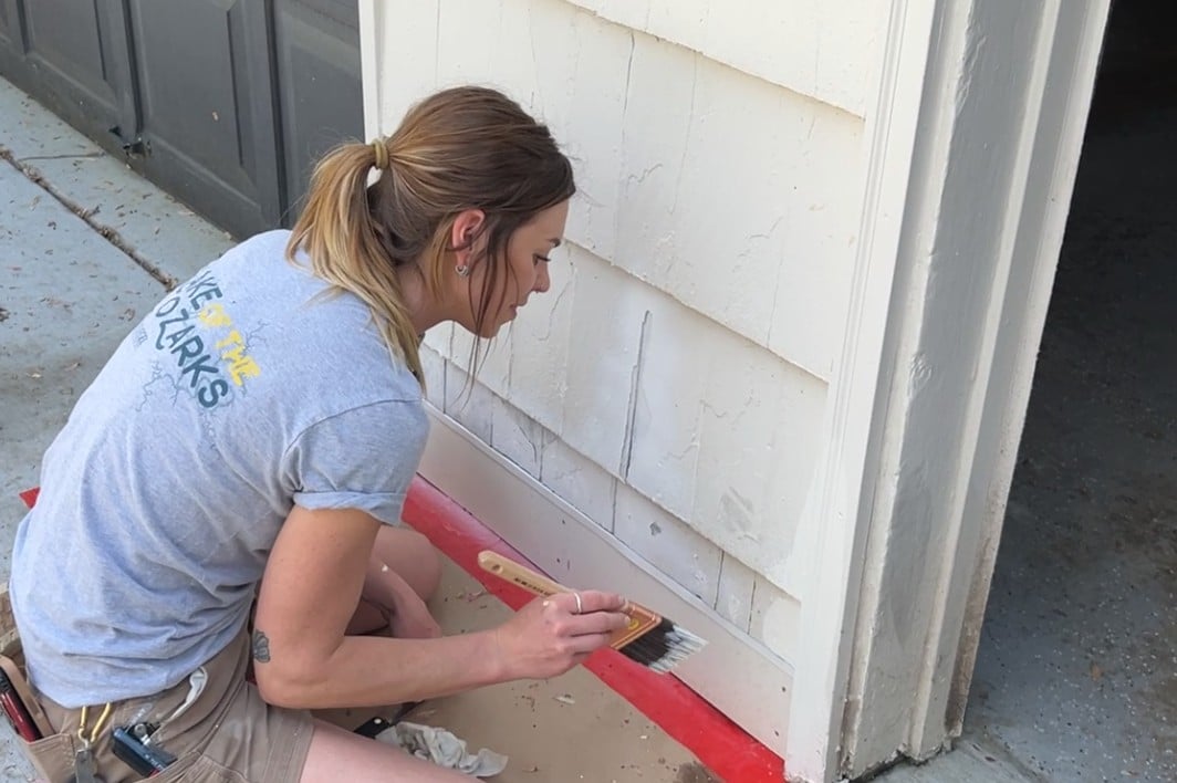 Painting Painting the new trim
