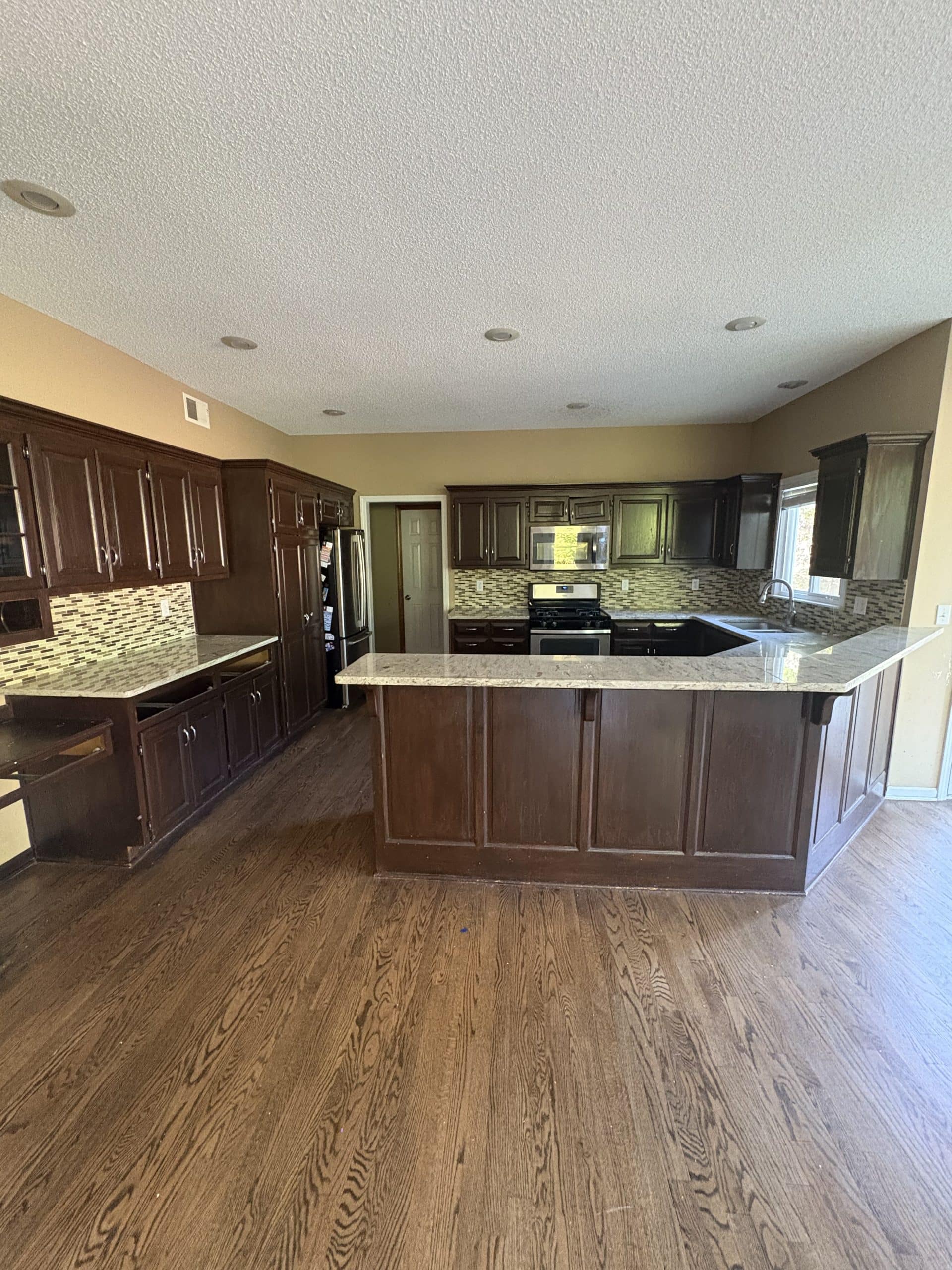 before demo existing kitchen