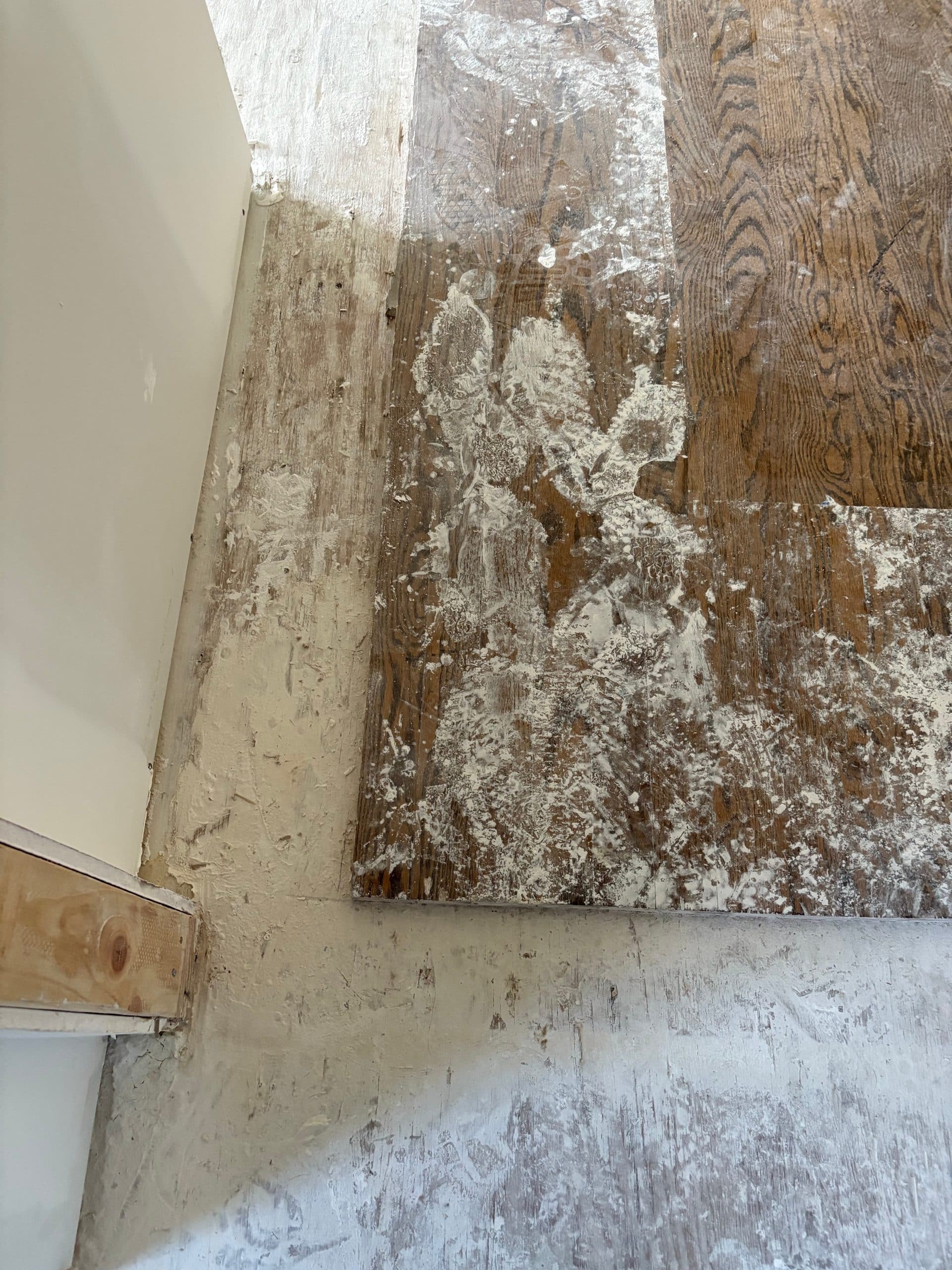 spot that needs filling in in floors