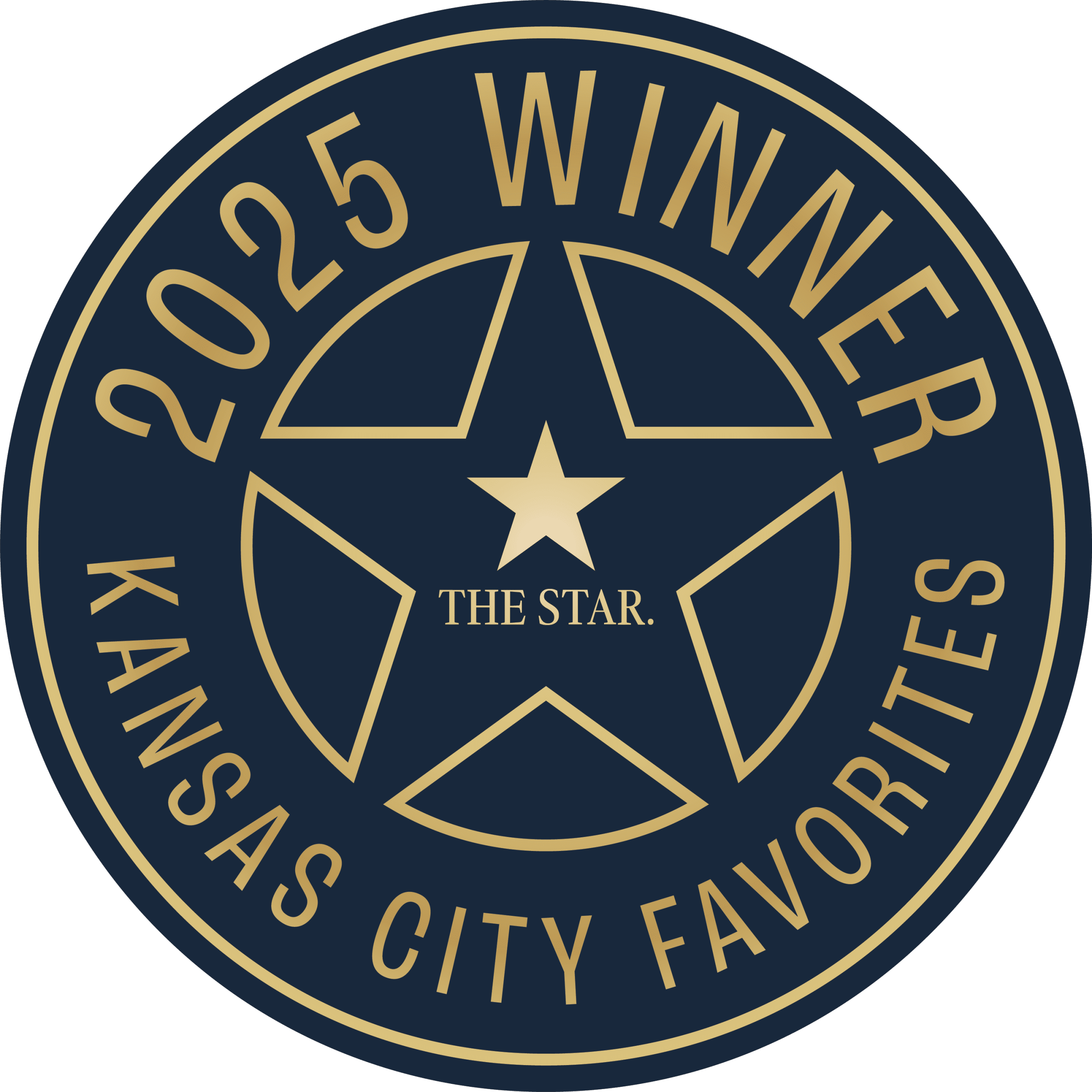 2025 Kansas City Favorites Winner Gold badge