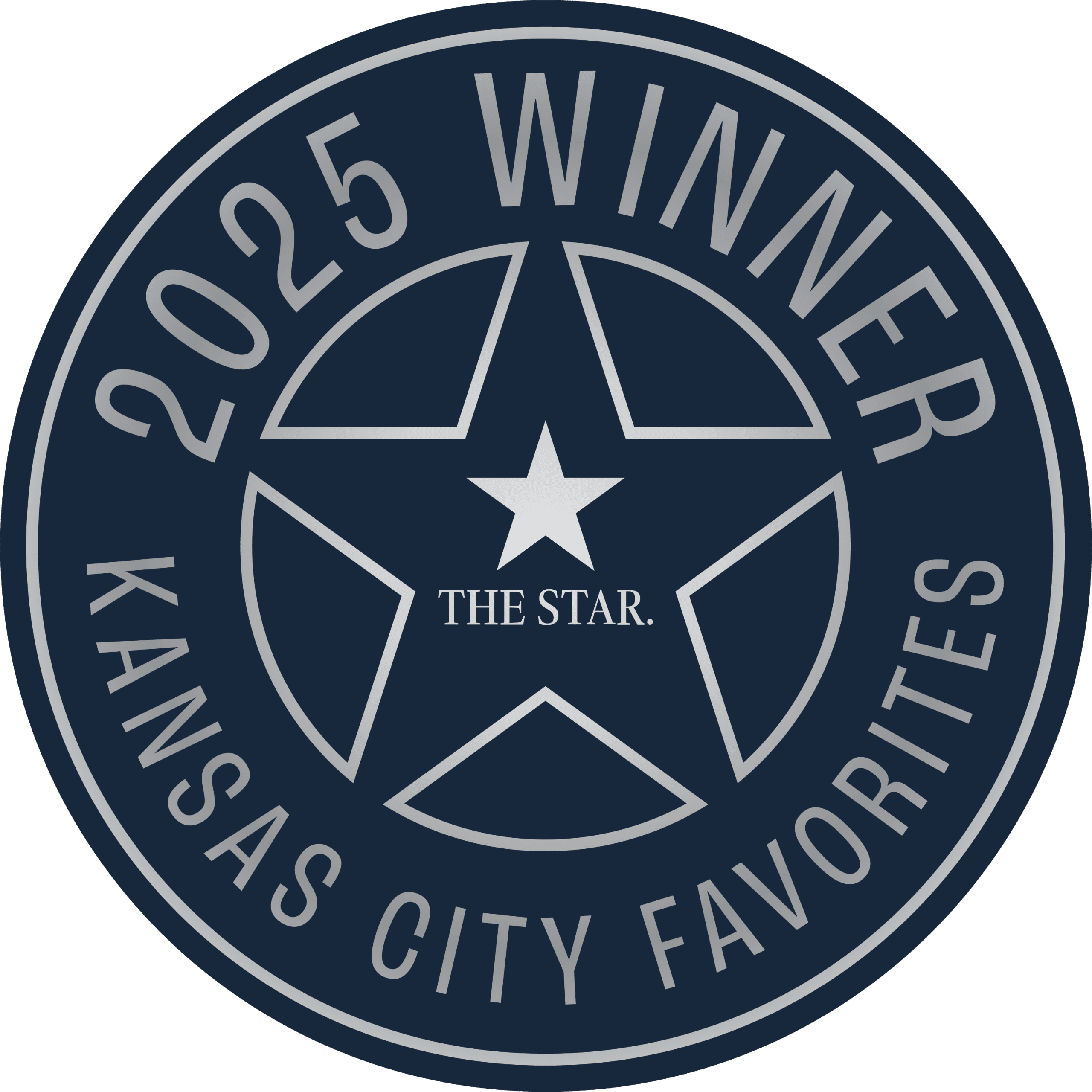 2025 Kansas City Favorites Winner Silver badge
