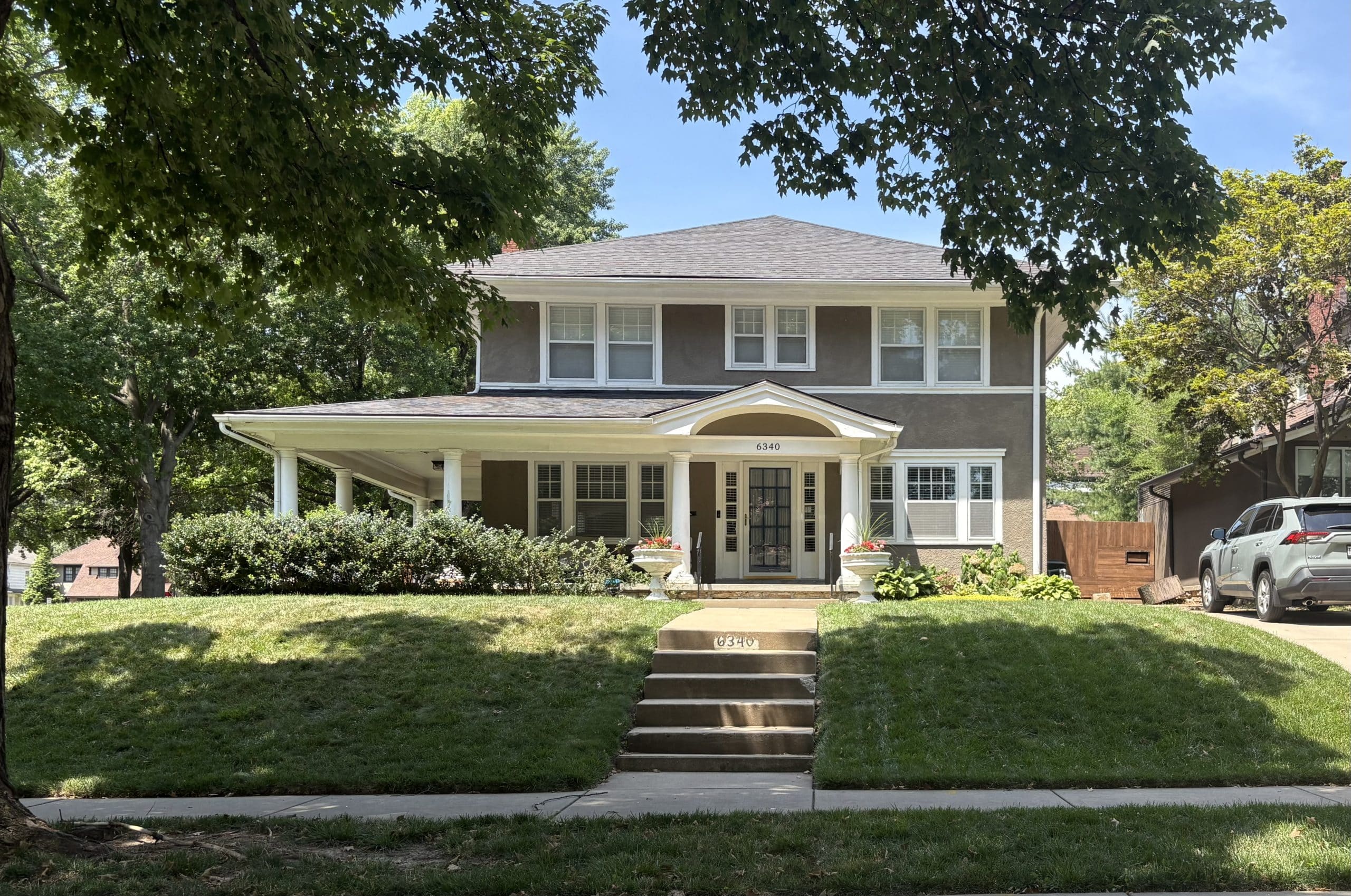 american foursquare house style in kansas city area