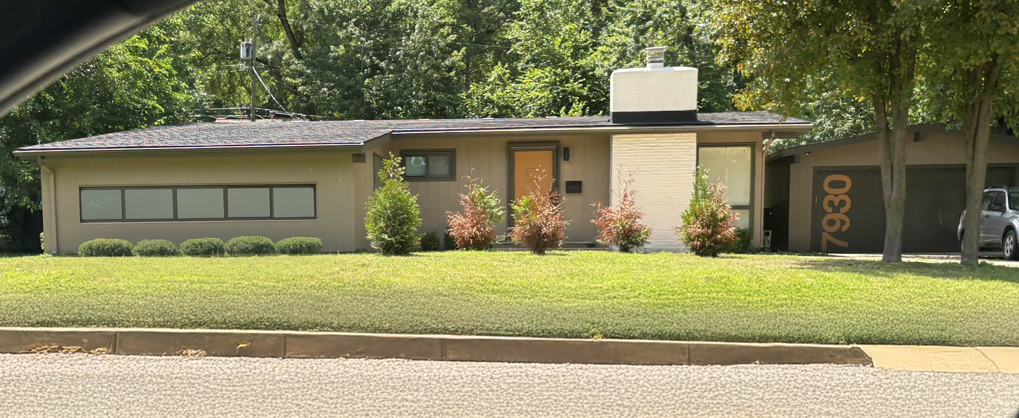 mid century modern kansas city home style on ranch home