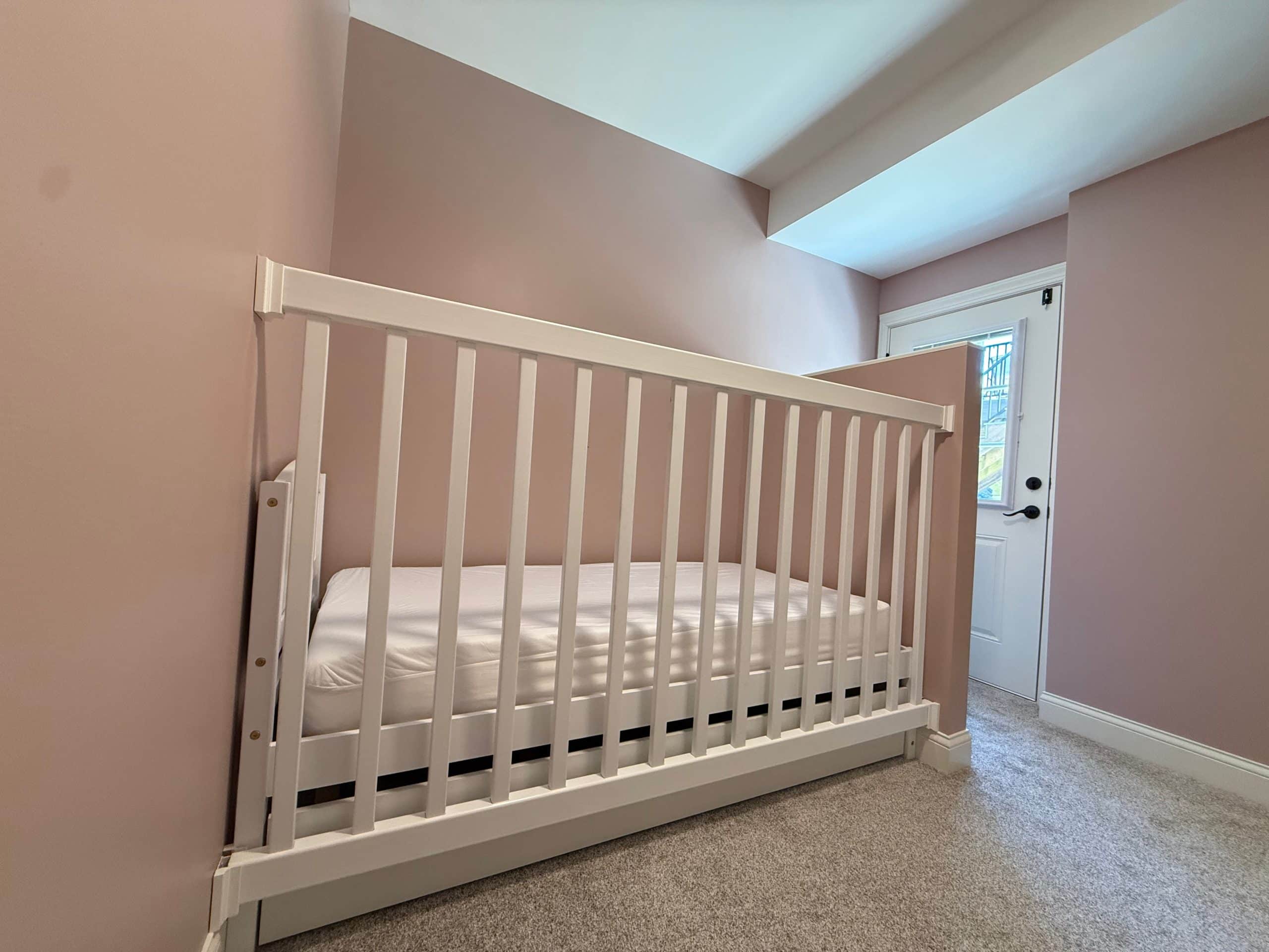 newly remodeled bedroom with safety features for a special needs family member at lake of the ozarks