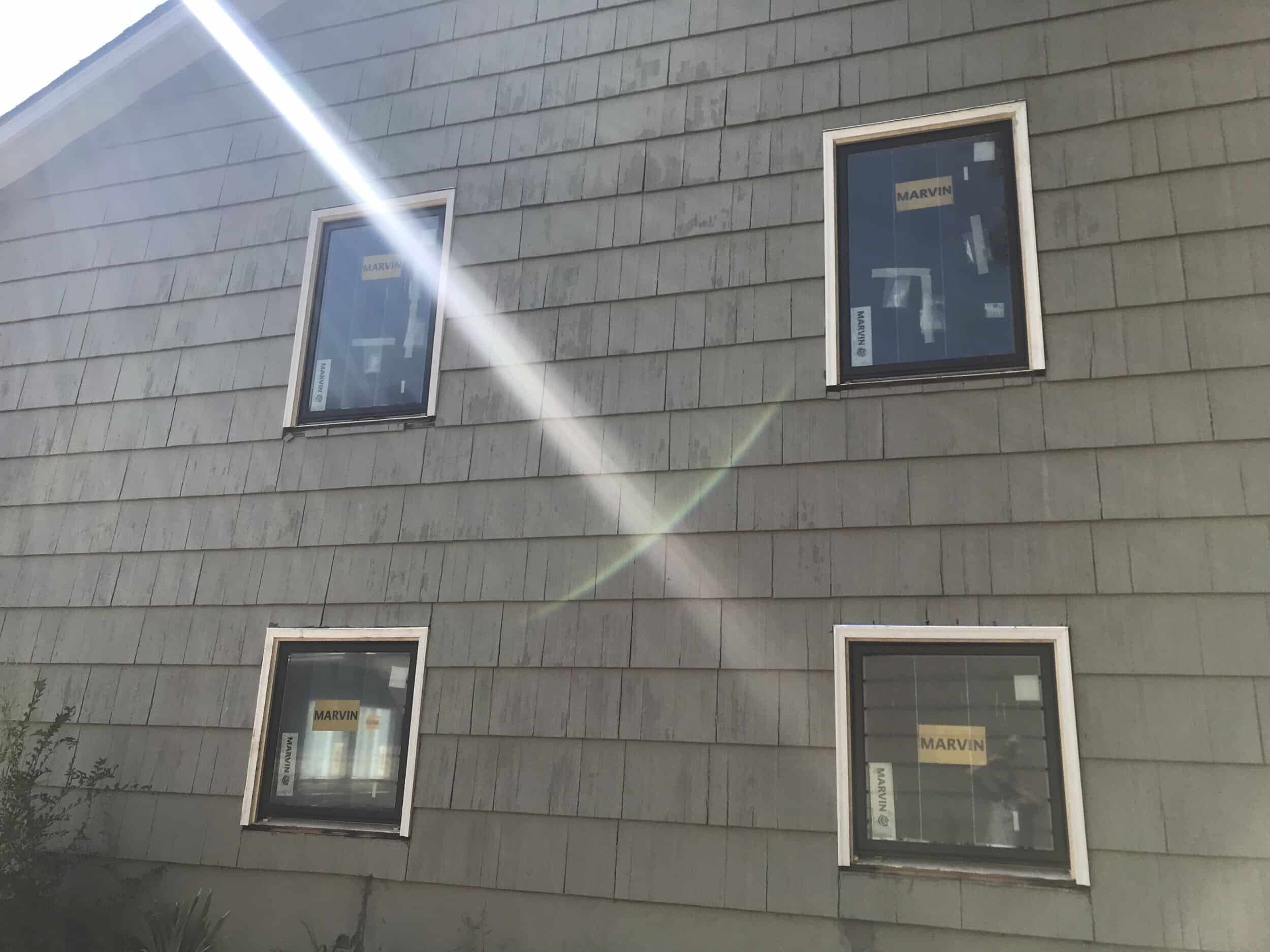 we also replaced all of the homes windows 