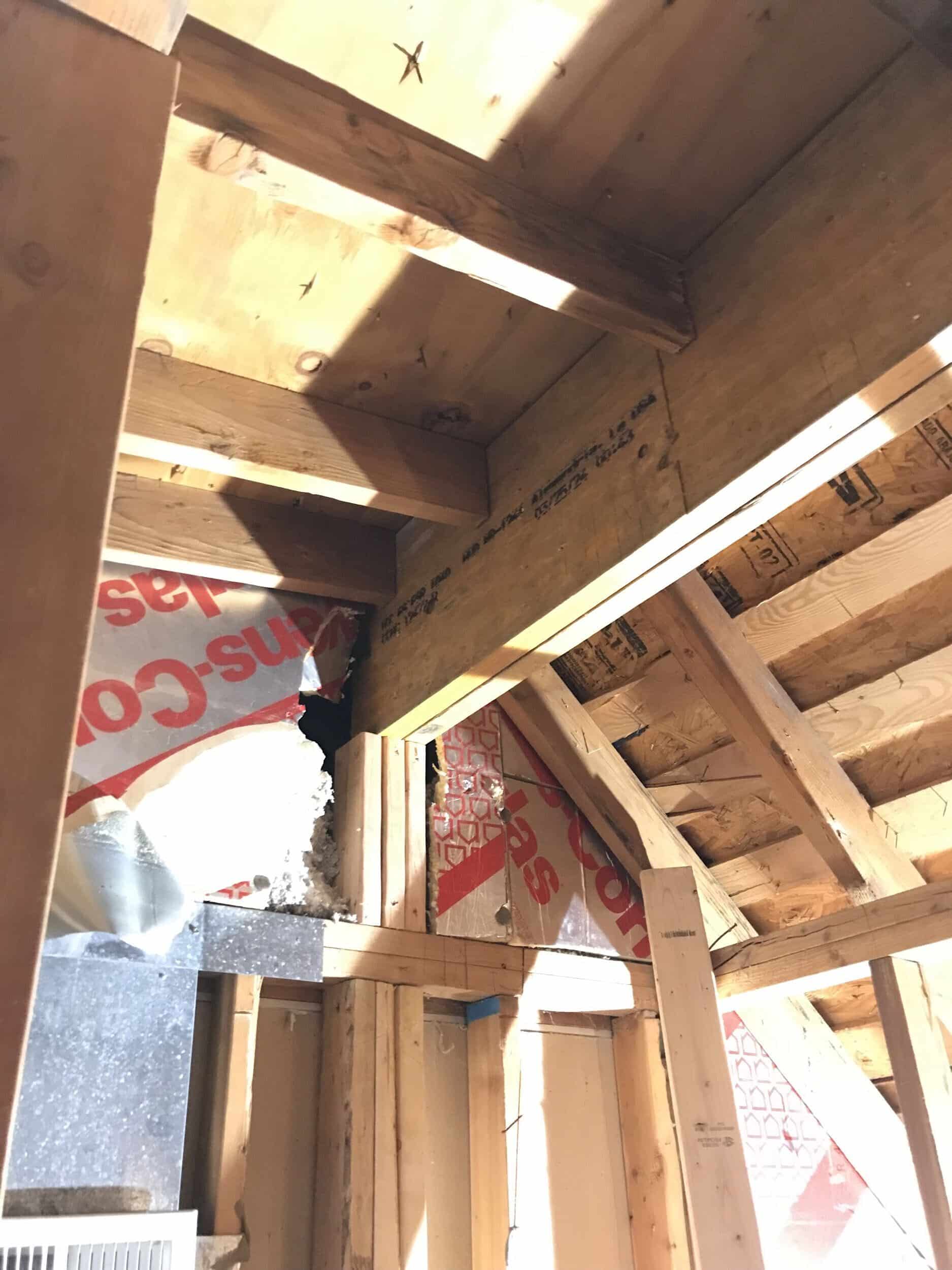 attic ceiling framing