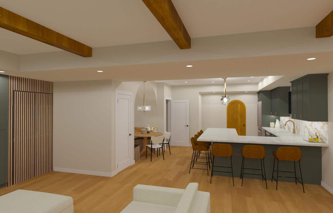 basement rendering drawing