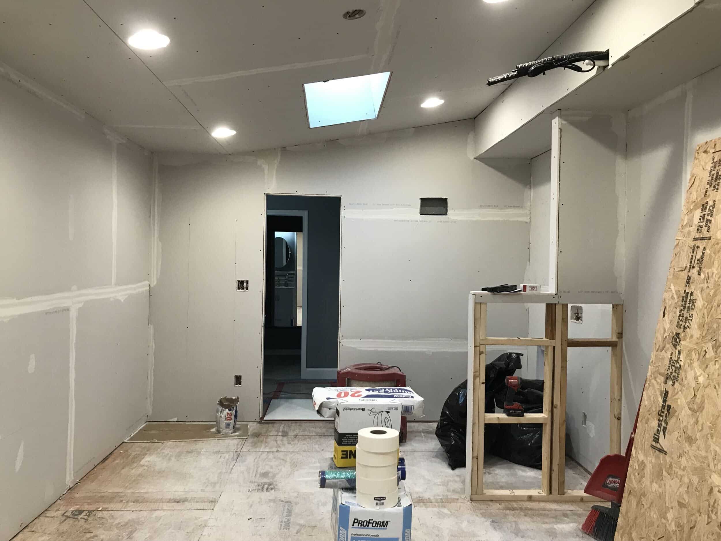 drywall hung