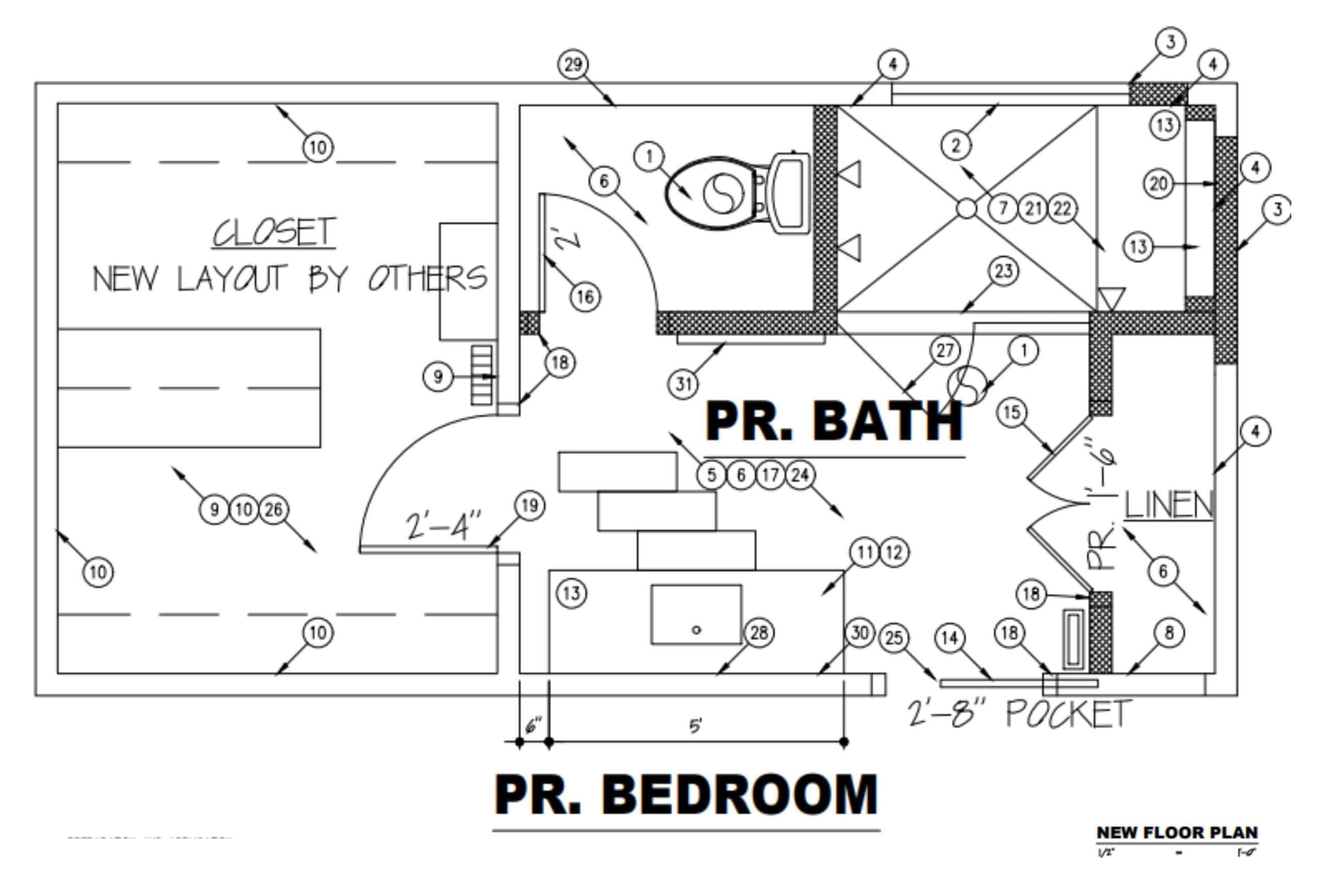 newfloor plans of primary bathroom in fairway kansas