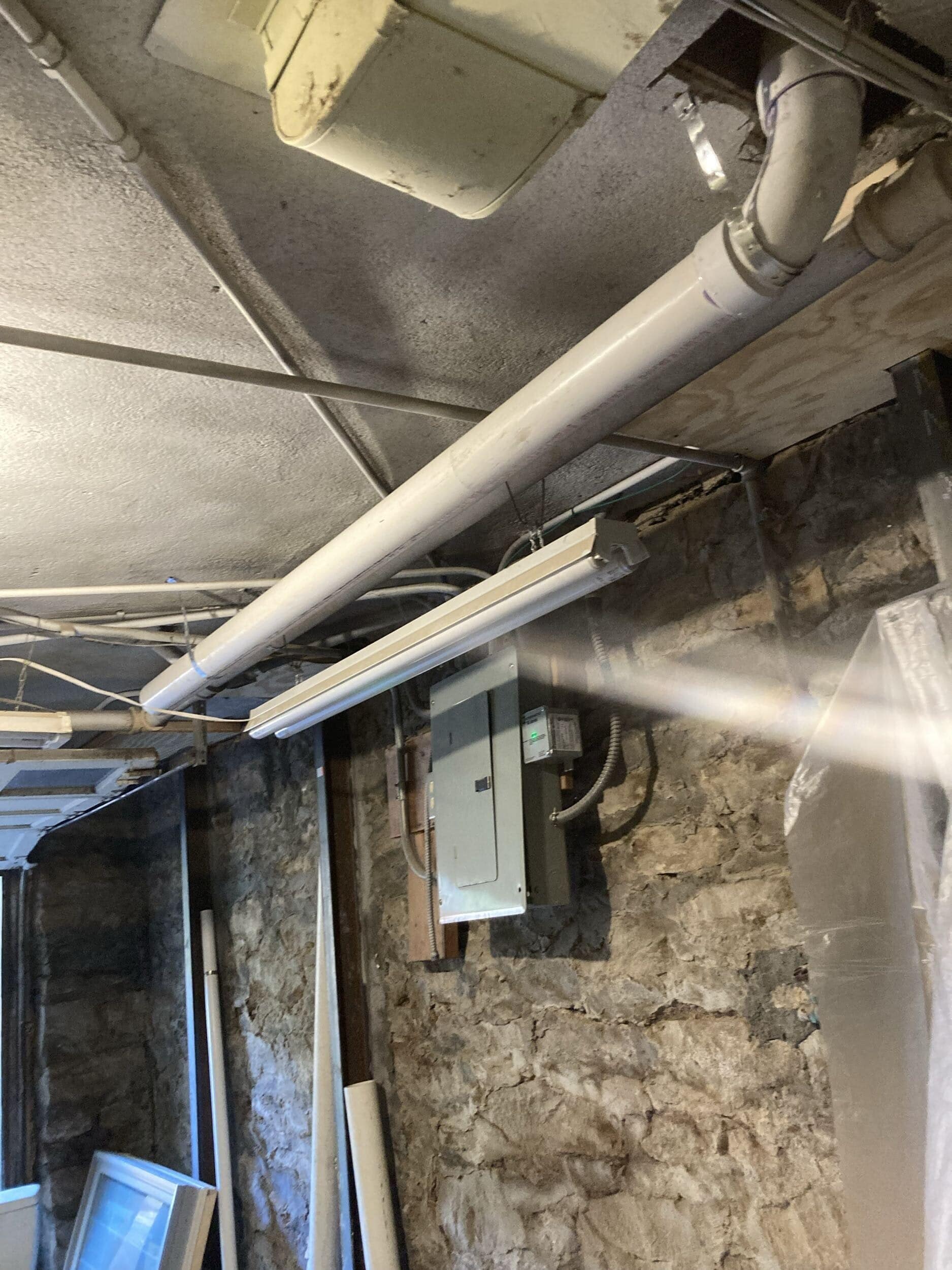 electrical and plumbing rough in 