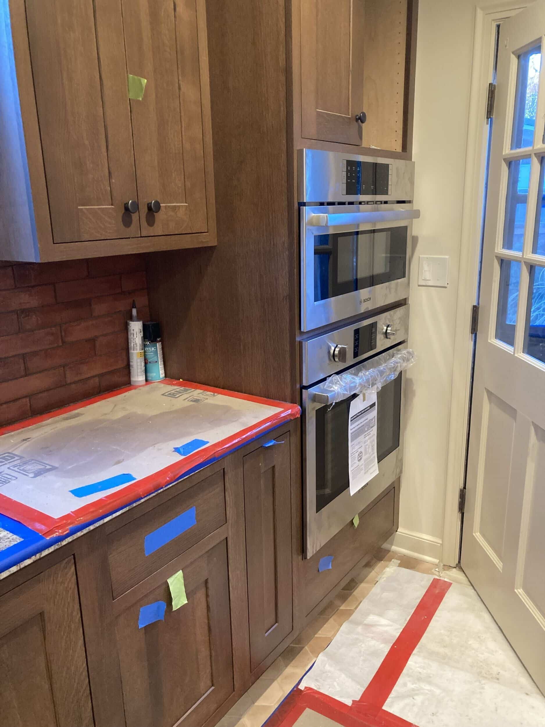 another view of almost finished kitchen details