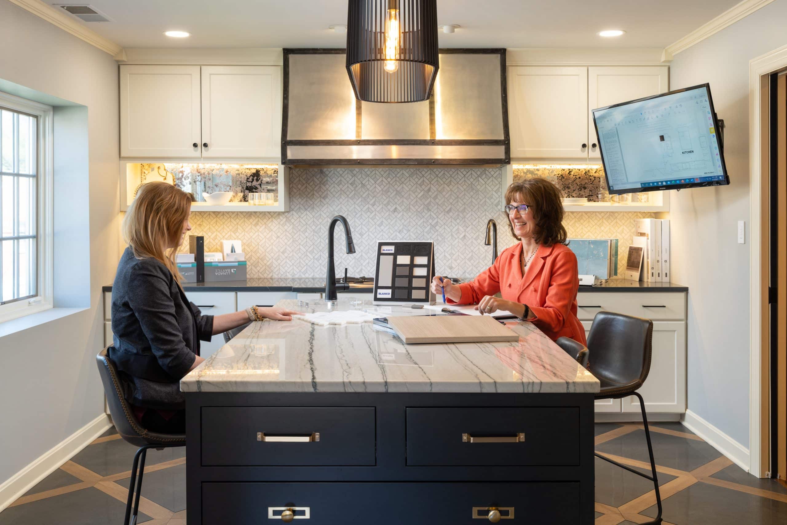 cambria quartz in the schloegel design remodel showroom in kansas city mo