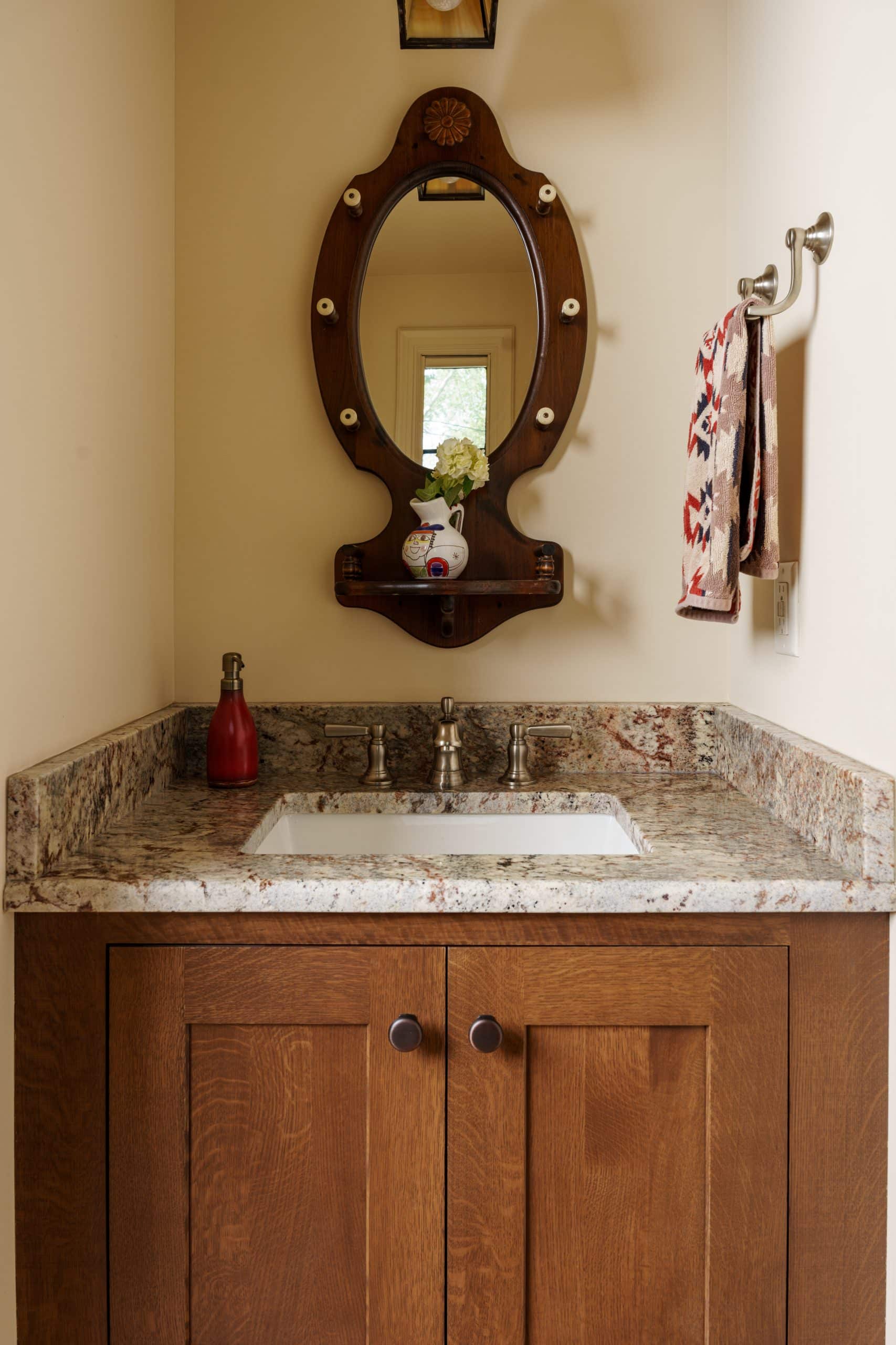 powder bath remodel in kcmo home on main floor remodel to add character and charm and warmth