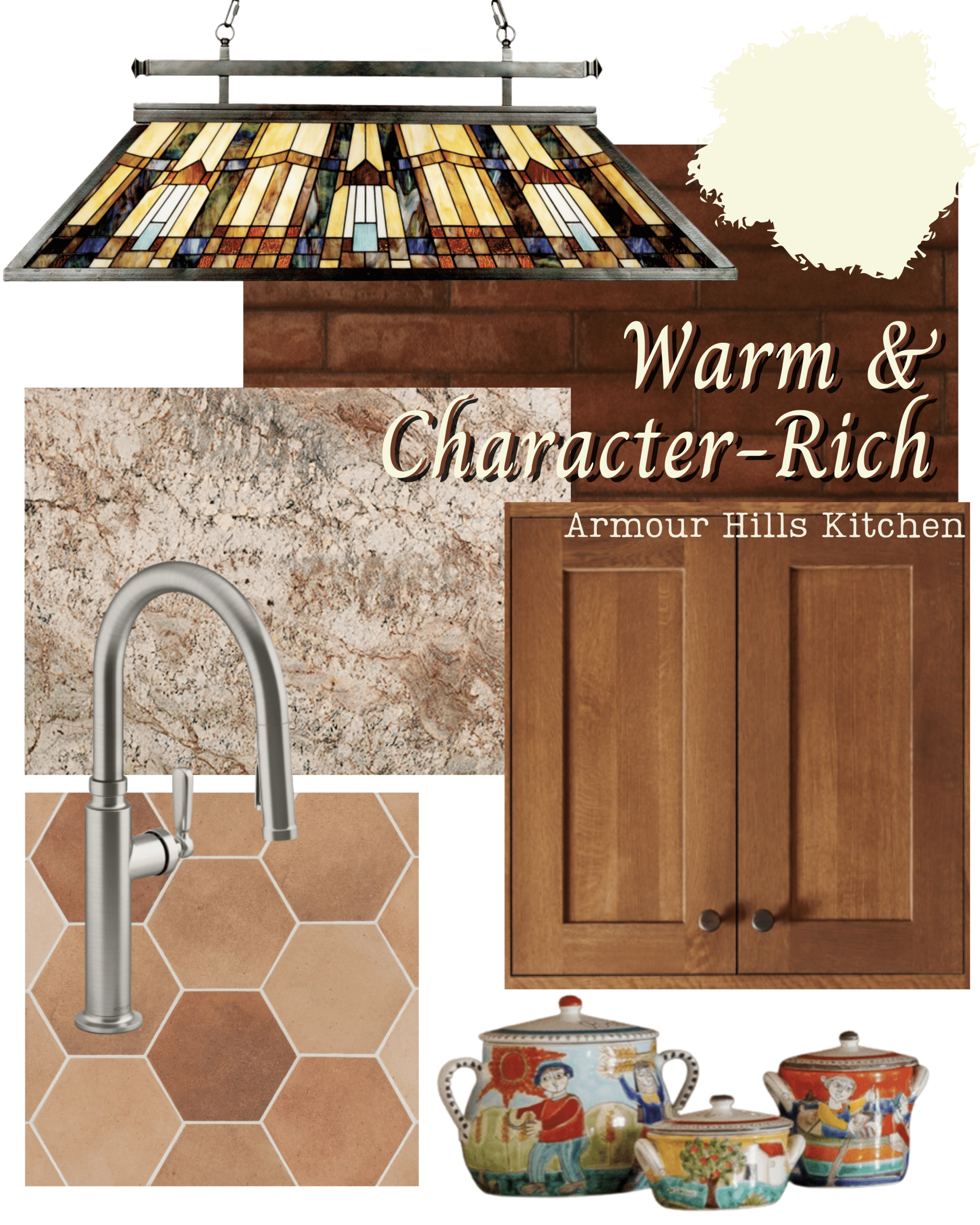 warm rich kitchen remodel