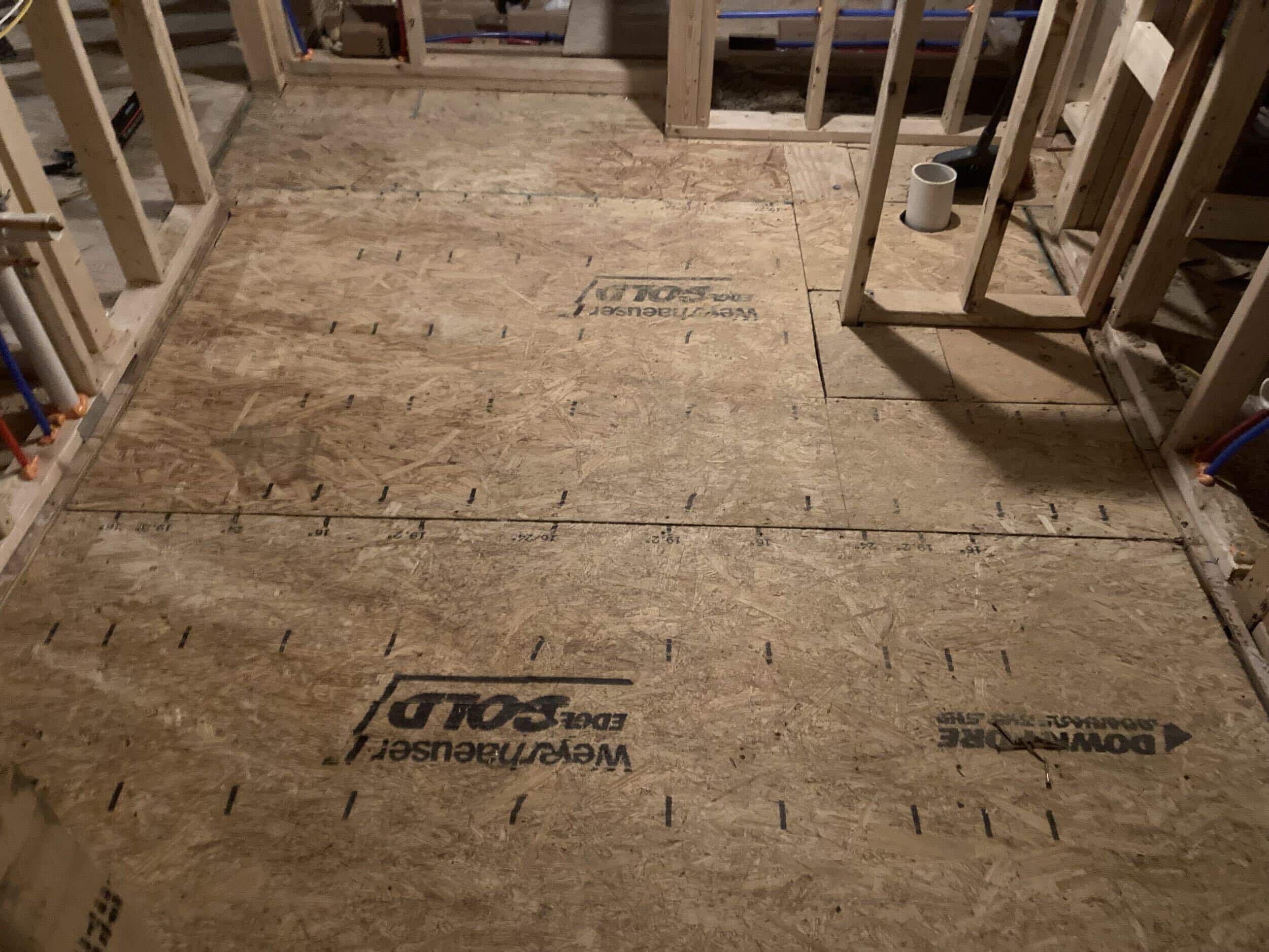 floor leveling in kcmo home remodel of historic 100 year old home in the waldo area 