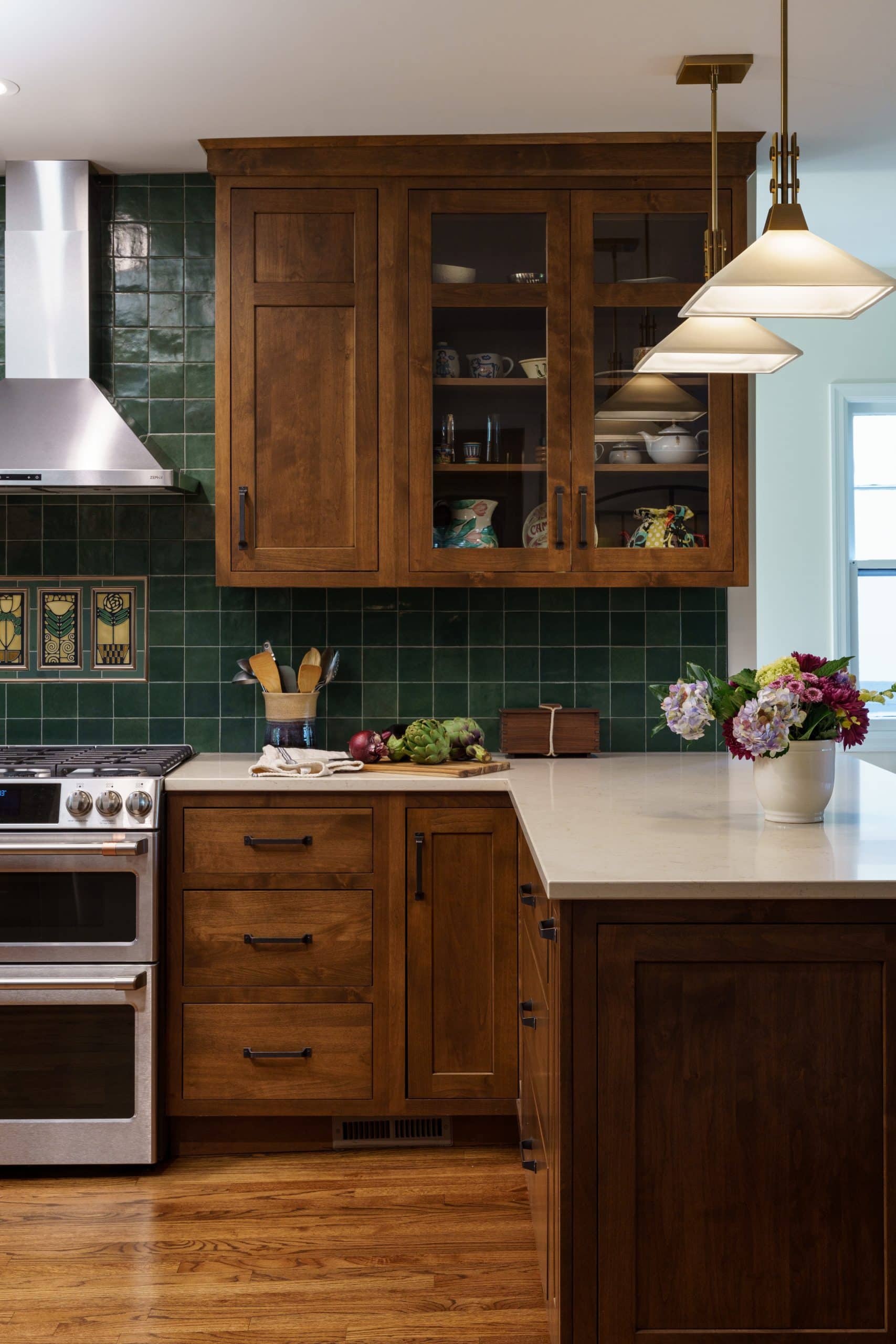 earthy tones in interior kitchen design