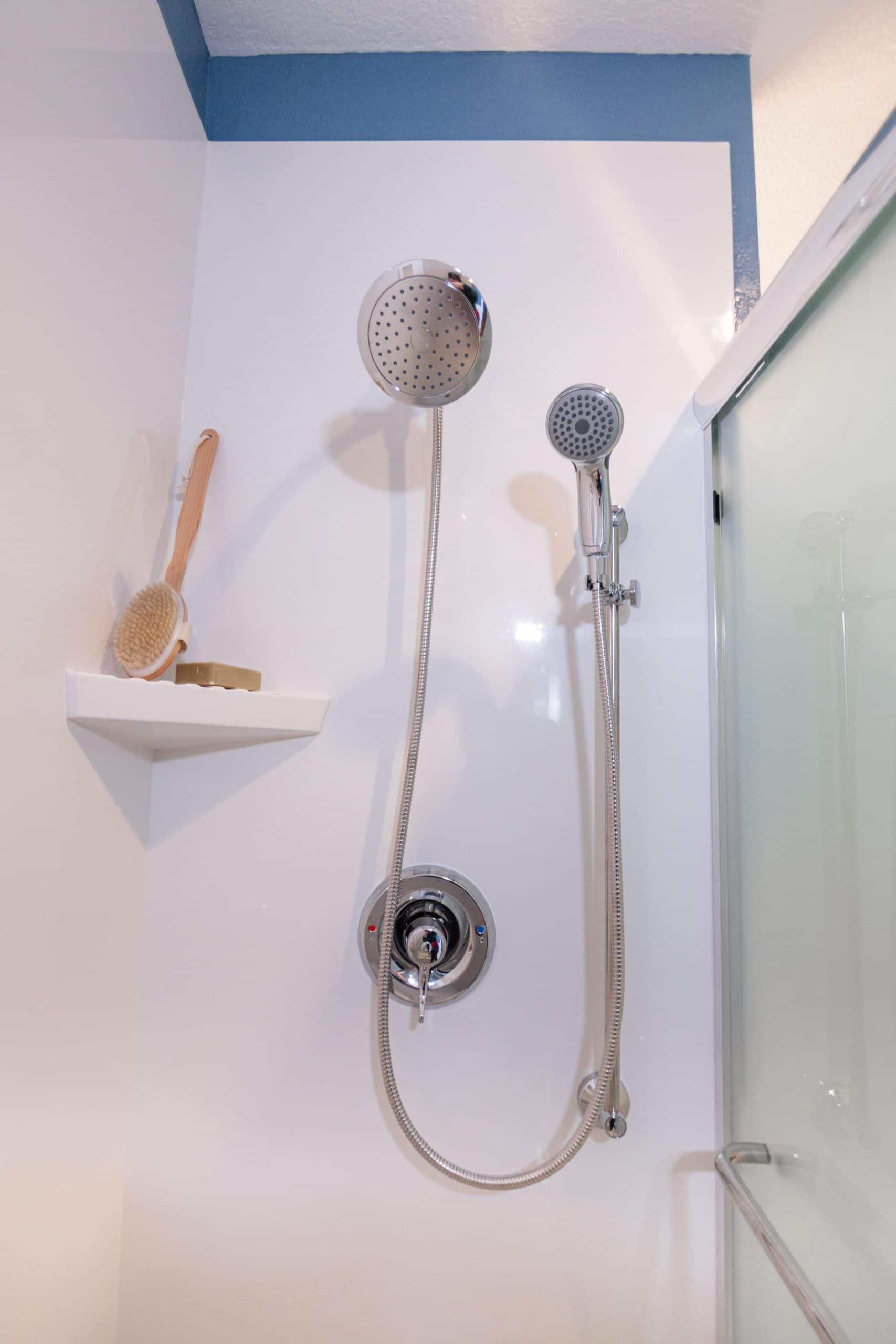 shower head for aging in place