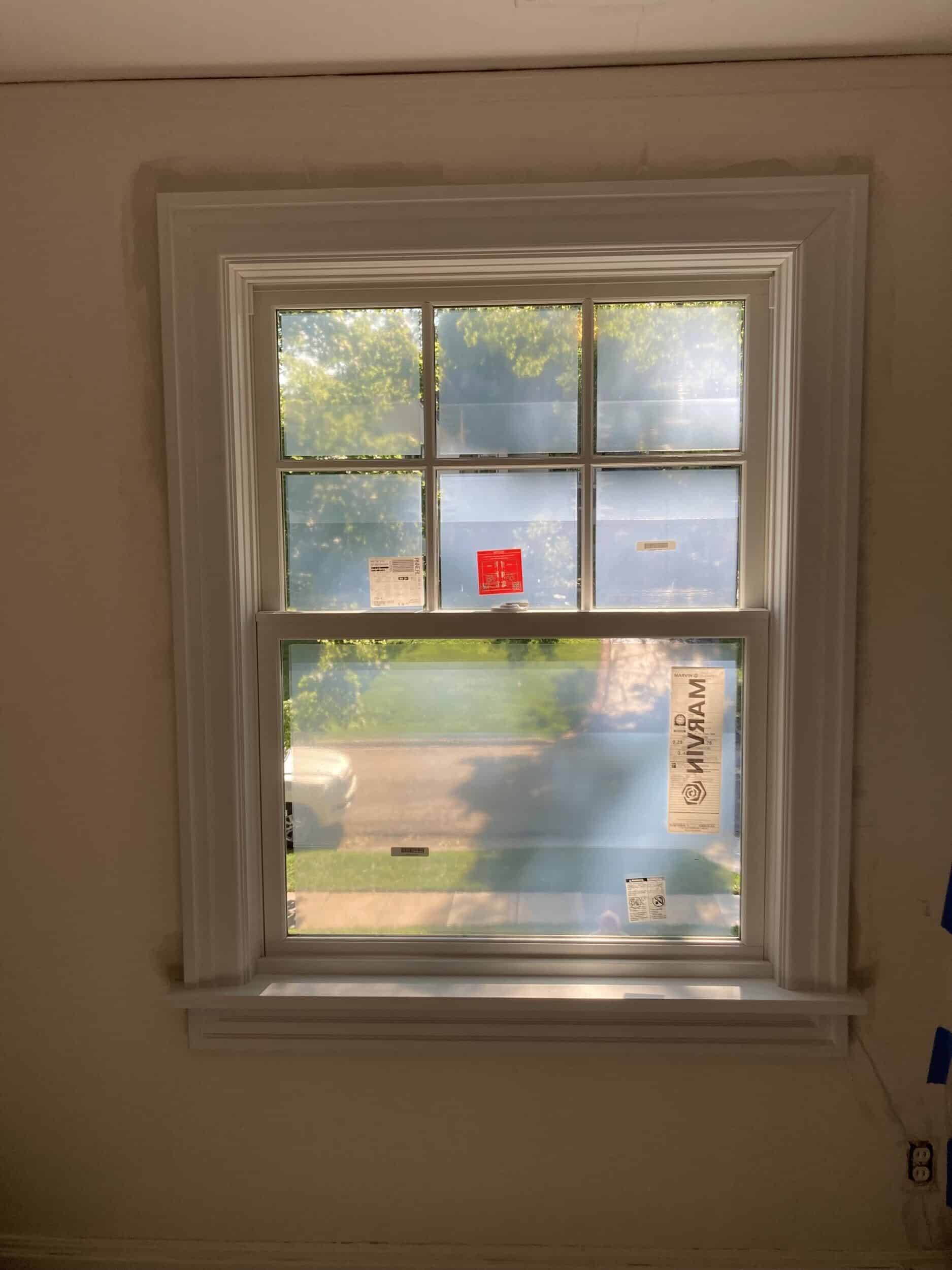 primer on new trim primer on new trim