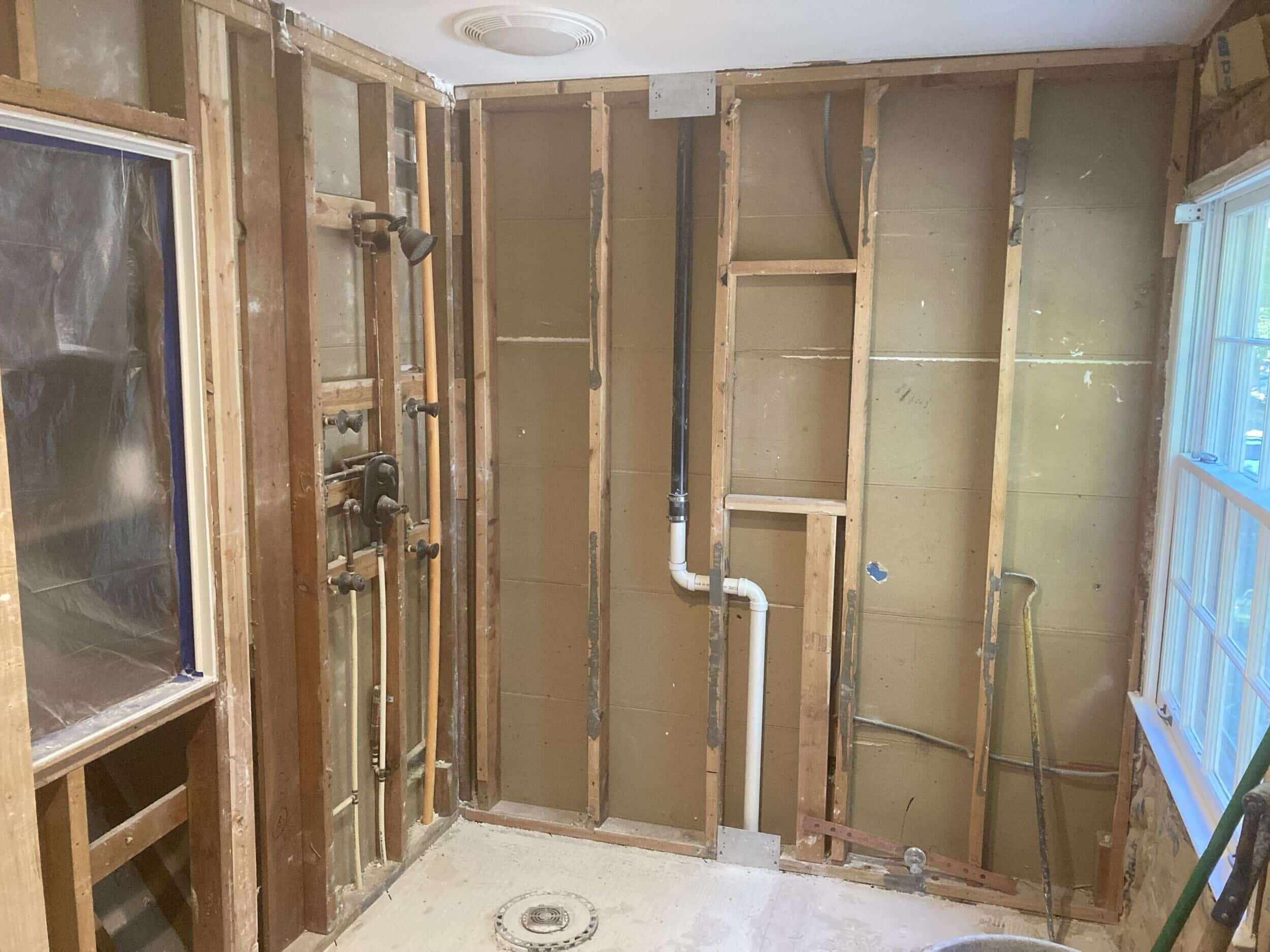 demo of primary bath demo of primary bath