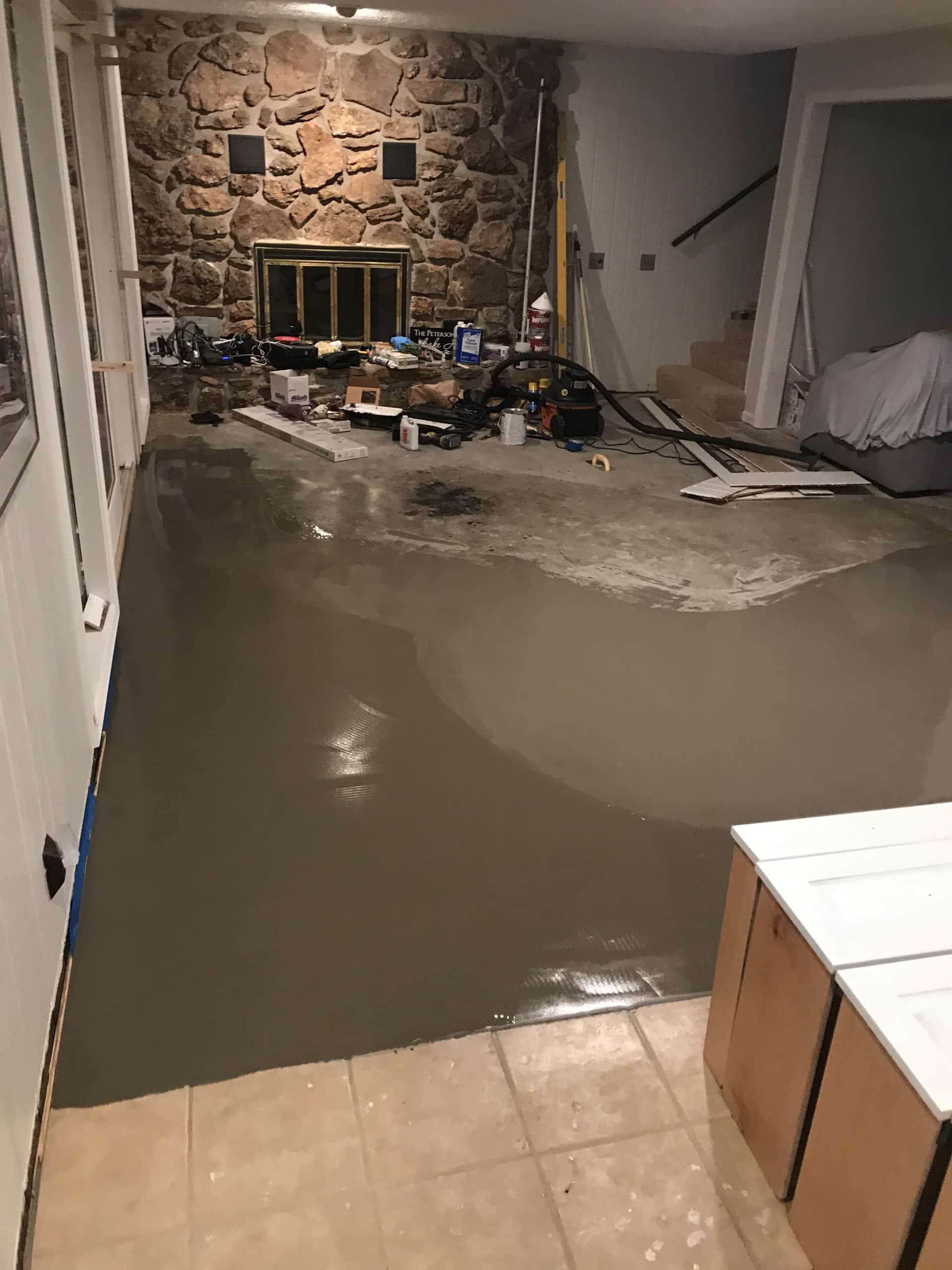 layers of self leveler