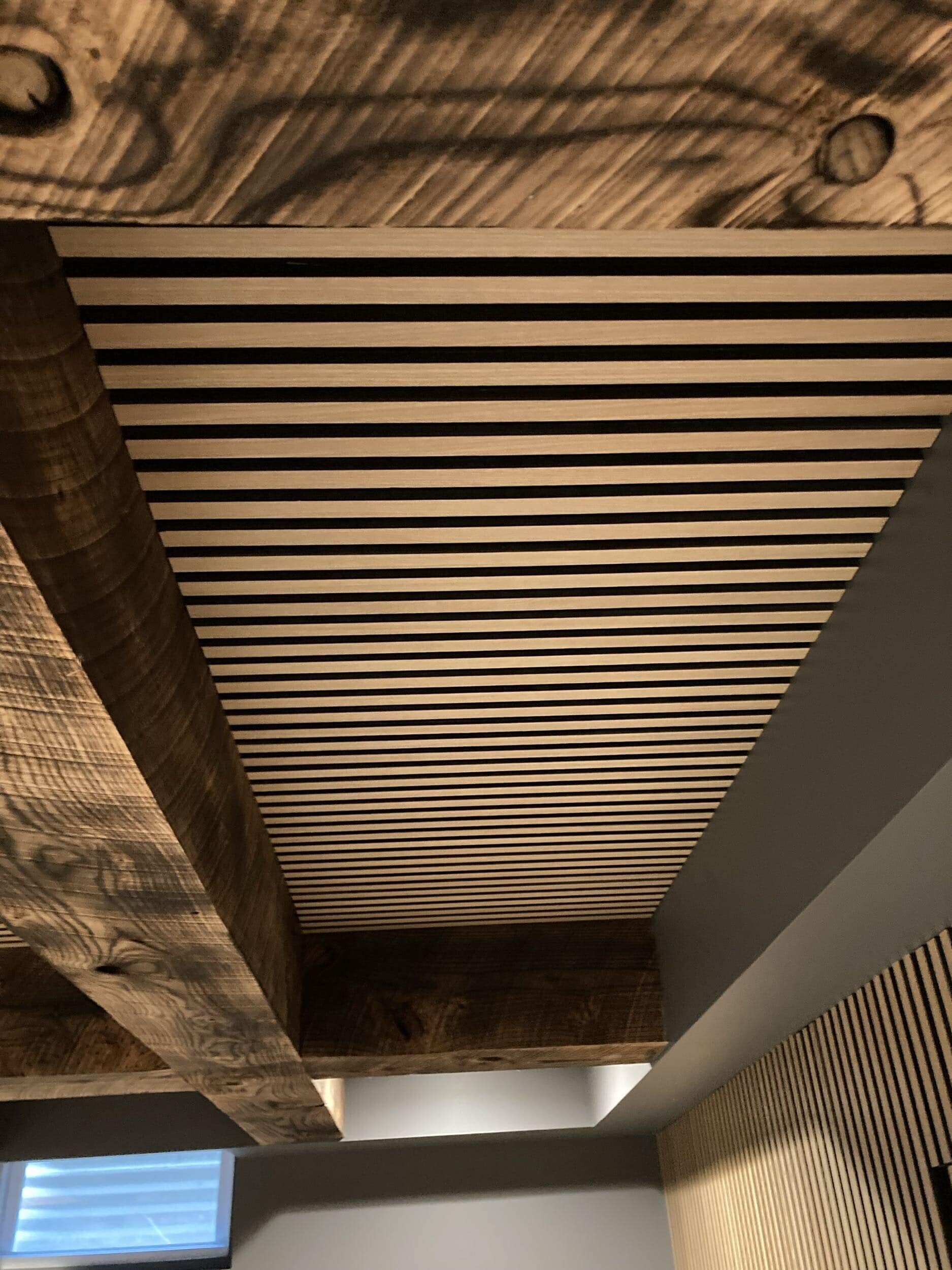 acoustic paneling installation