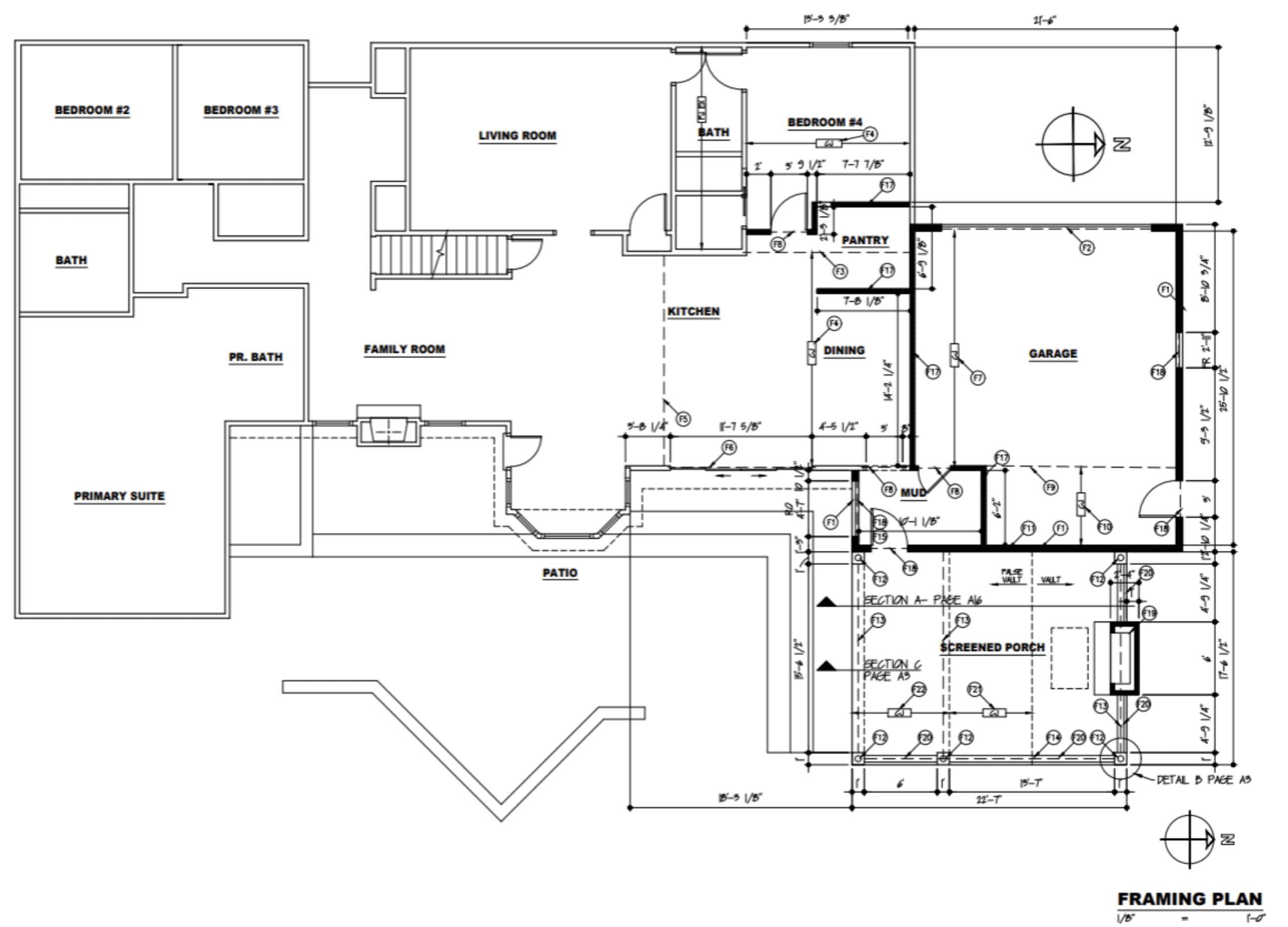 new floor plan for Leawood remodel with porch addition new floor plan for Leawood remodel with porch addition