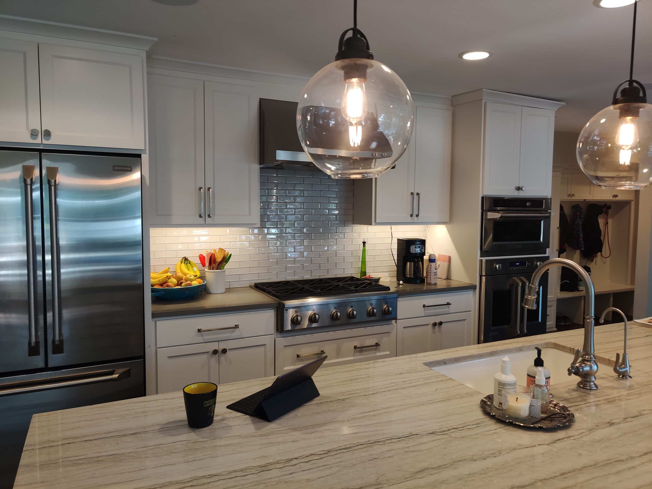 existing kitchen in Leawood before remodel and porch addition existing kitchen in Leawood before remodel and porch addition