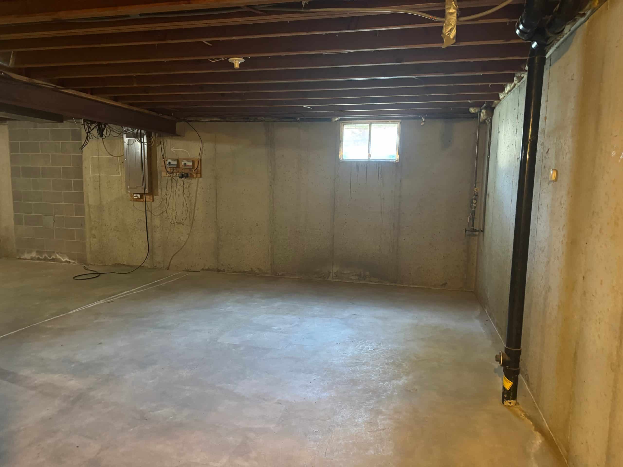 unfinished basement before the remodel in leawood unfinished basement before the remodel in leawood