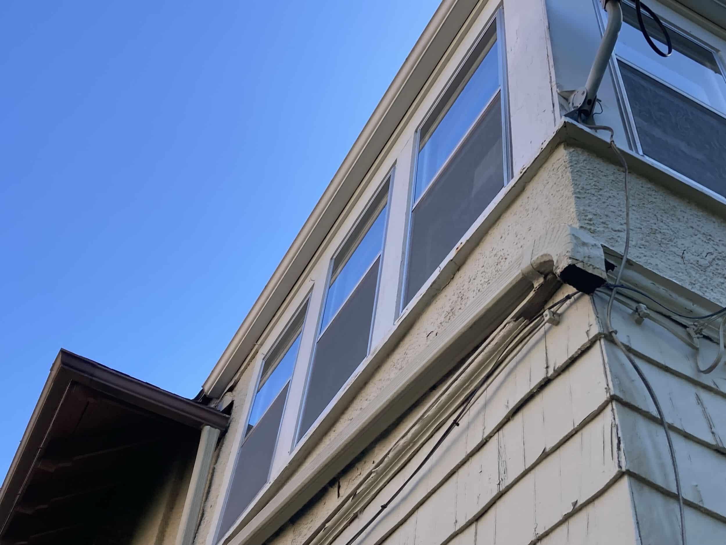 wood rot in KCMO home