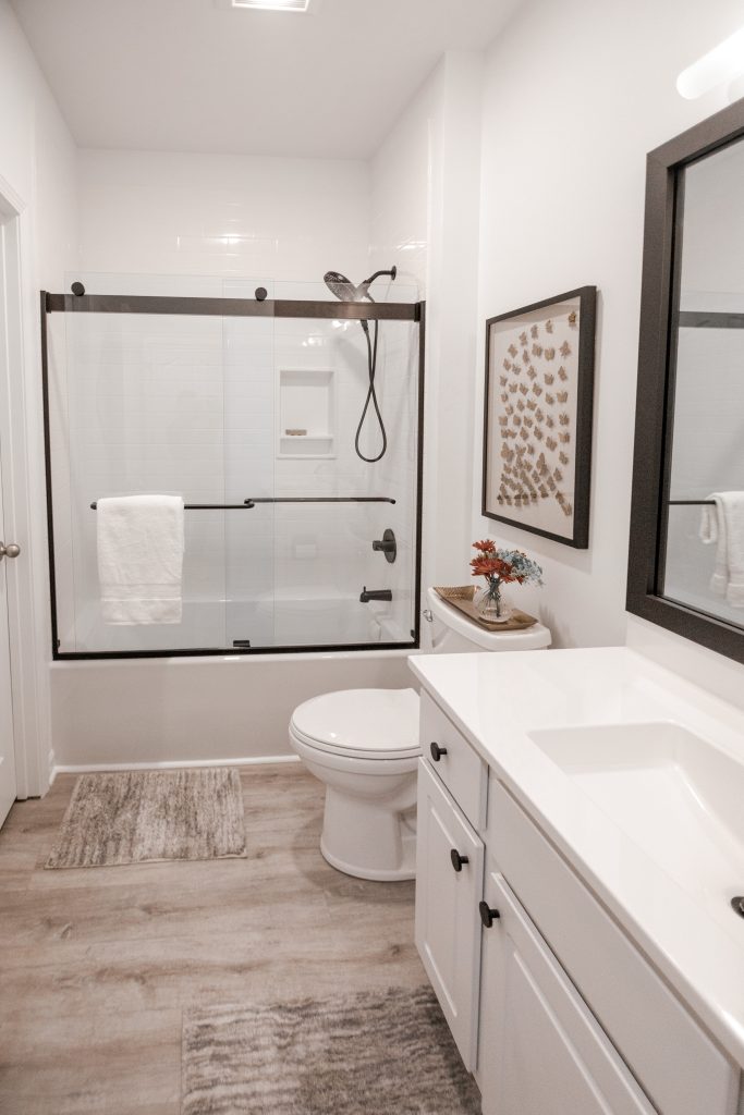 hall bathroom refresh at Lake of the Ozarks