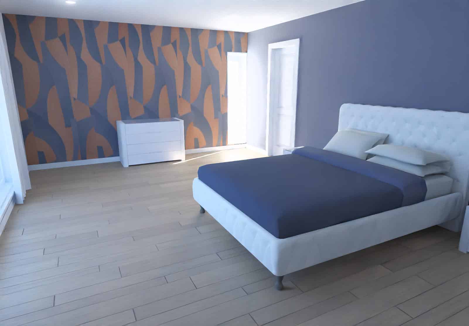 primary bedroom rendering