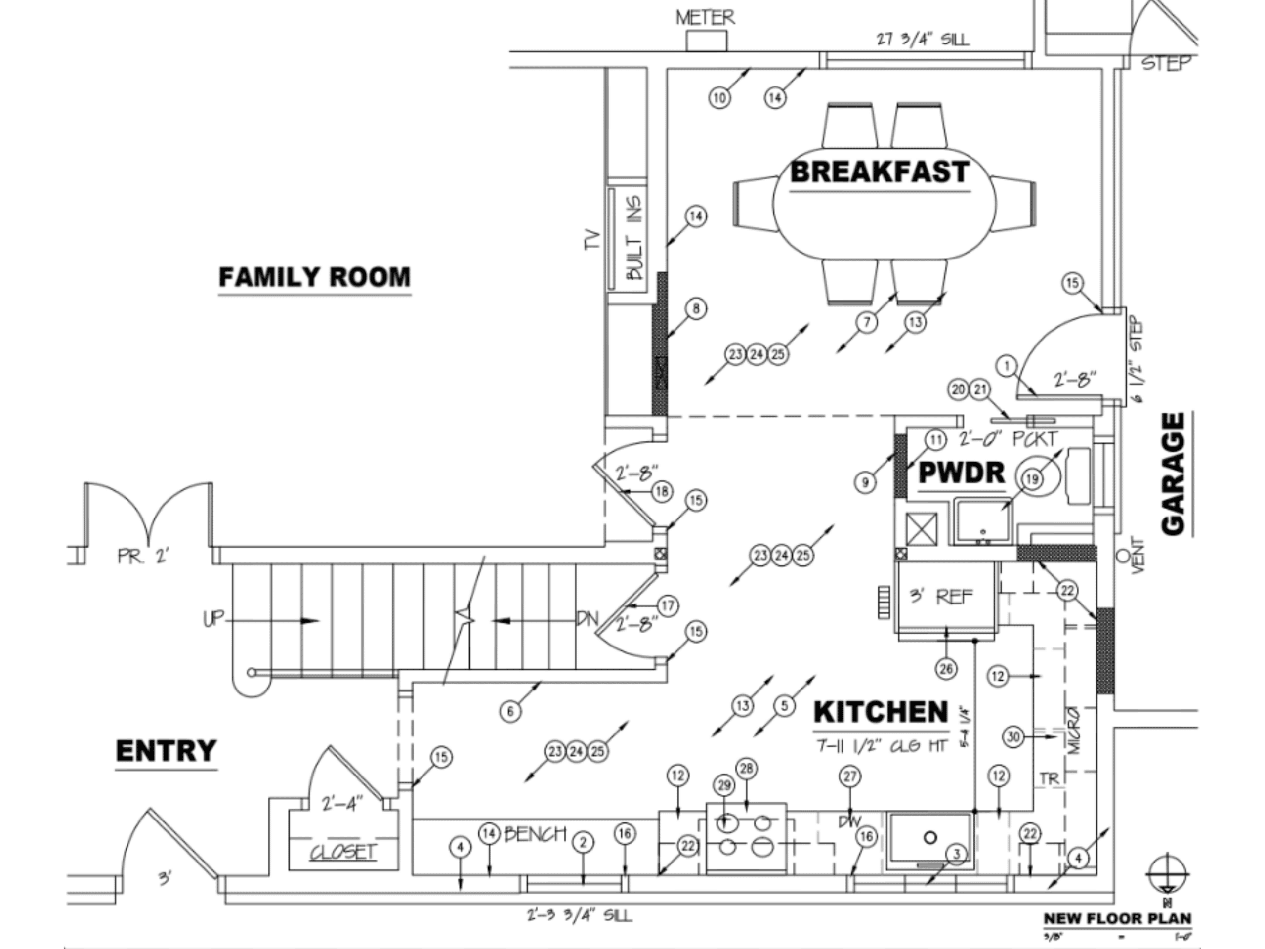 new floor plan after remodel in kansas city kitchen