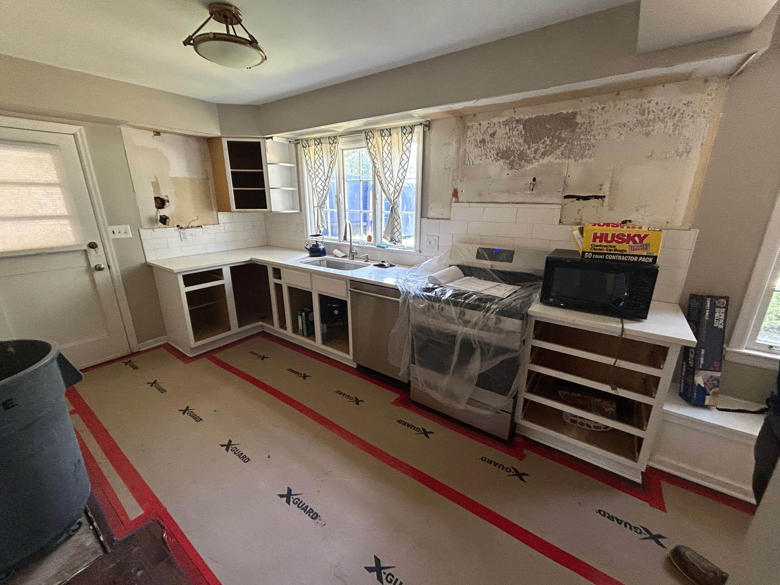 kitchen demo phase