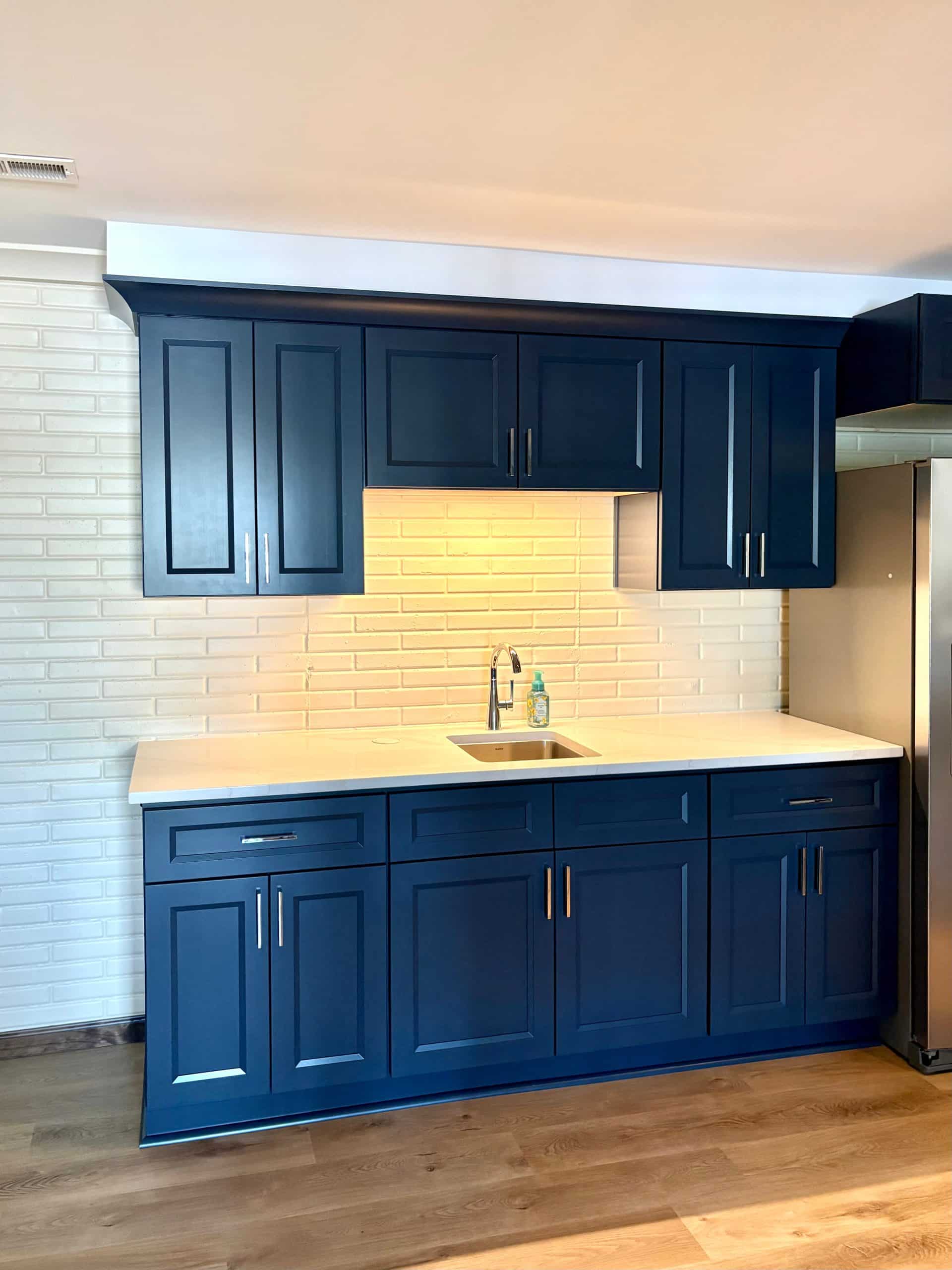 basement bar after remodel at Lake of the Ozarks