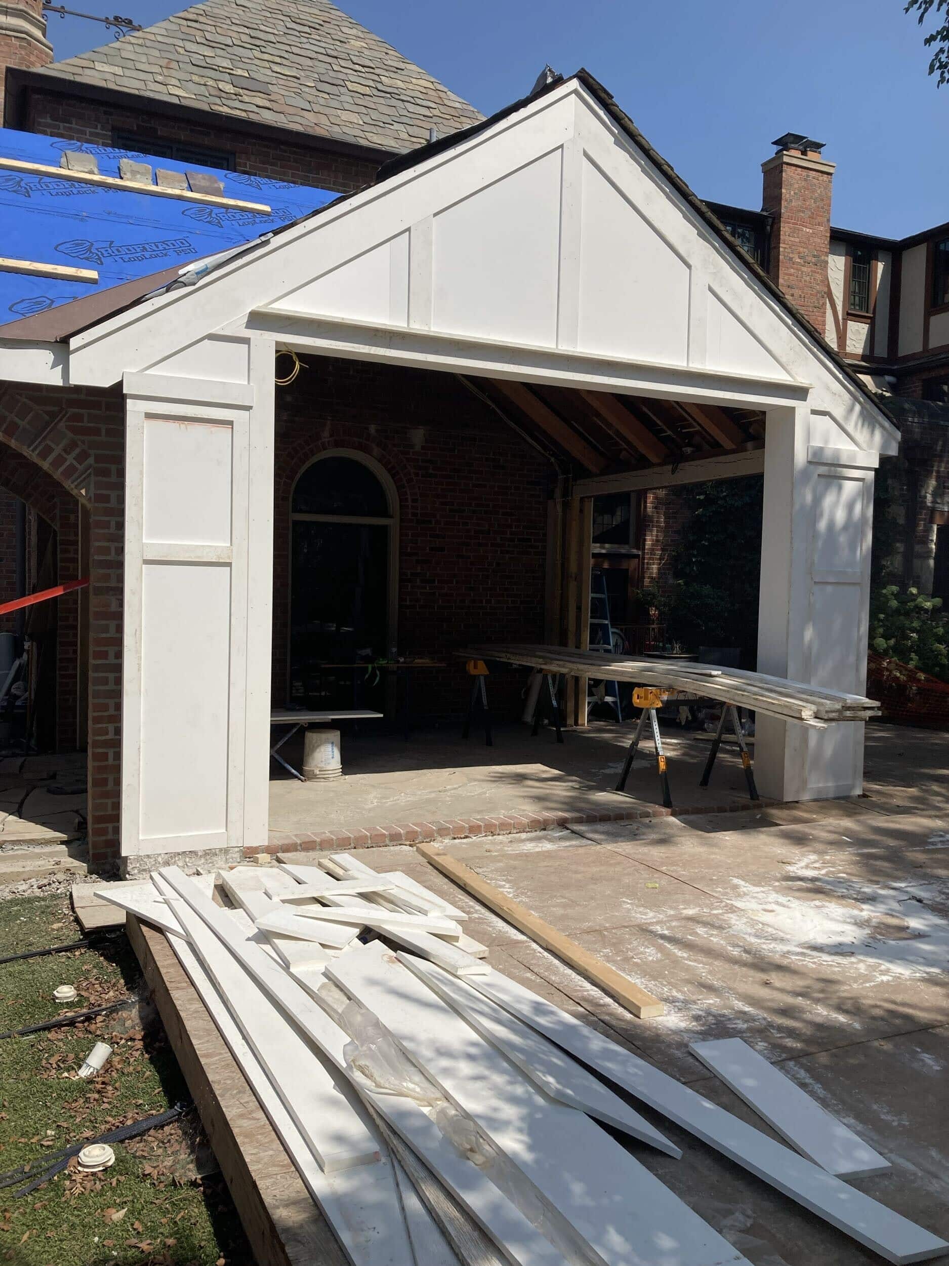 trim carpentry details and accents on exterior facade trim carpentry details and accents on exterior facade
