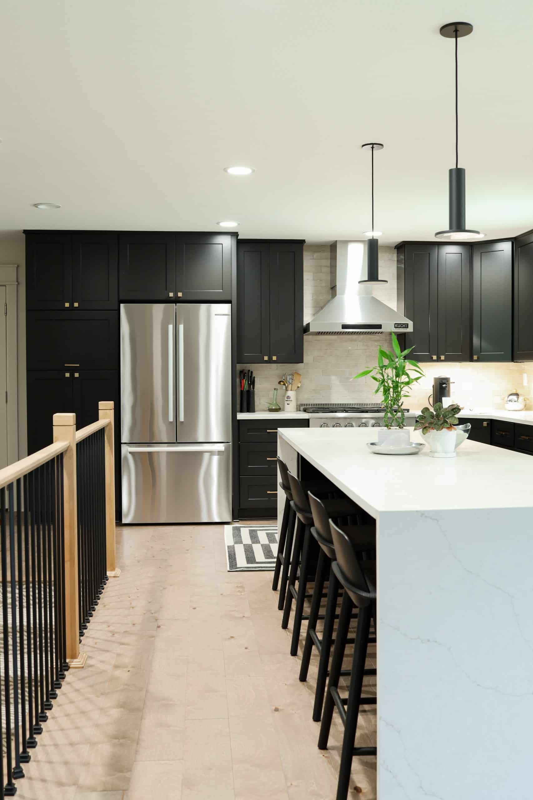 black kitchen cabinets but still modern and light filled kitchen remodel black kitchen cabinets but still modern and light filled kitchen remodel
