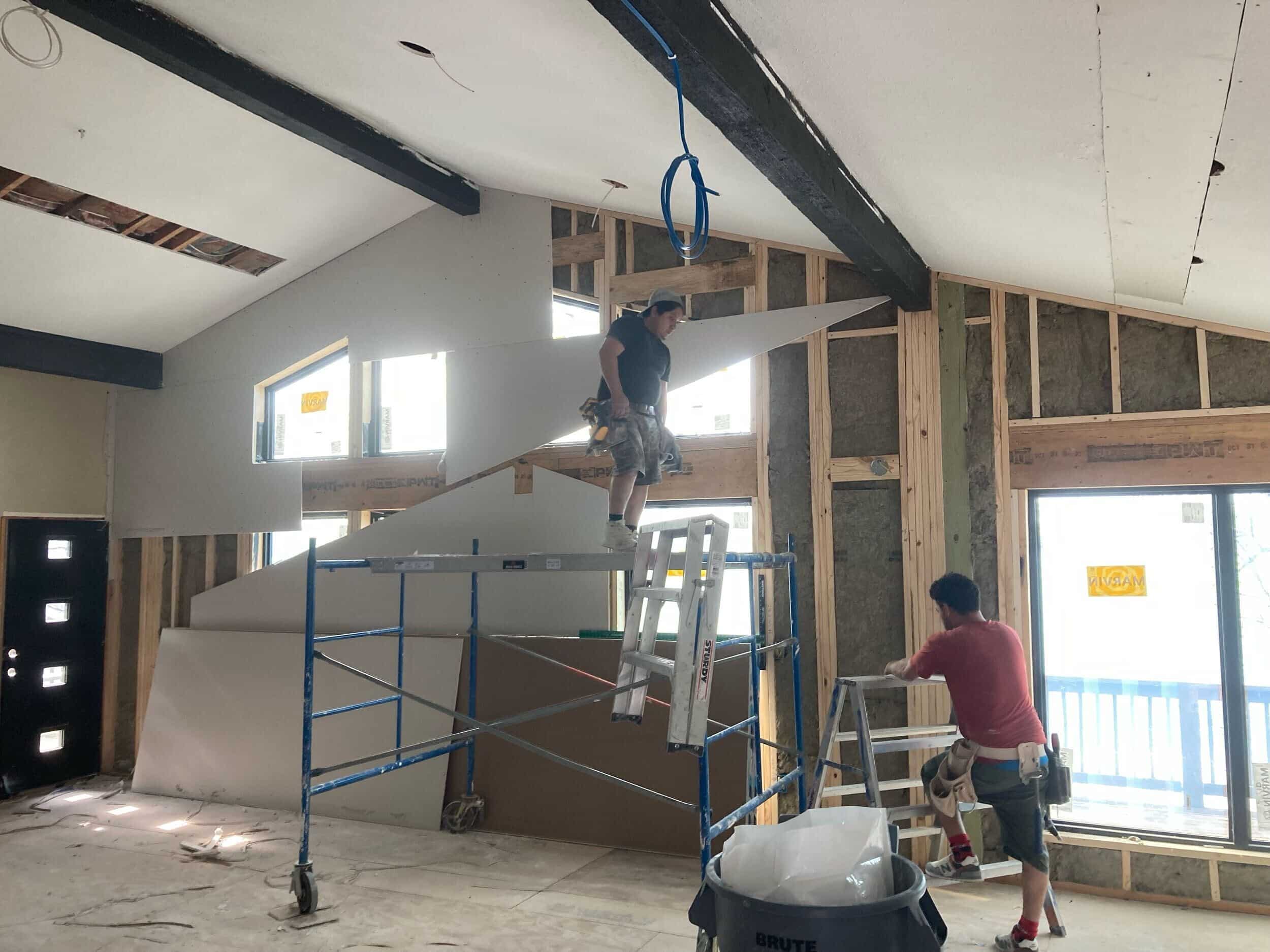 drywall phase of design build lake of the ozarks home remodel drywall phase of design build lake of the ozarks home remodel